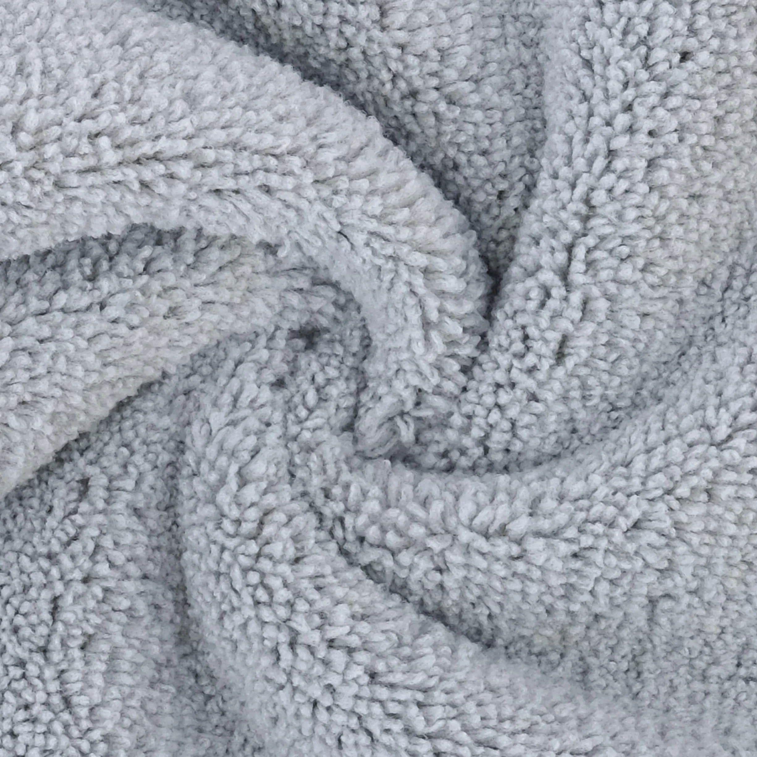 Polyte Ręcznik do włosów z mikrofibry turban szary 30 x 71 cm 2 szt.