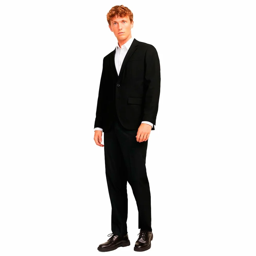 Jack & Jones JPRBUSHWICK Mathew Regular Suit, Czarny onyks/Fit:regular Fit, 56