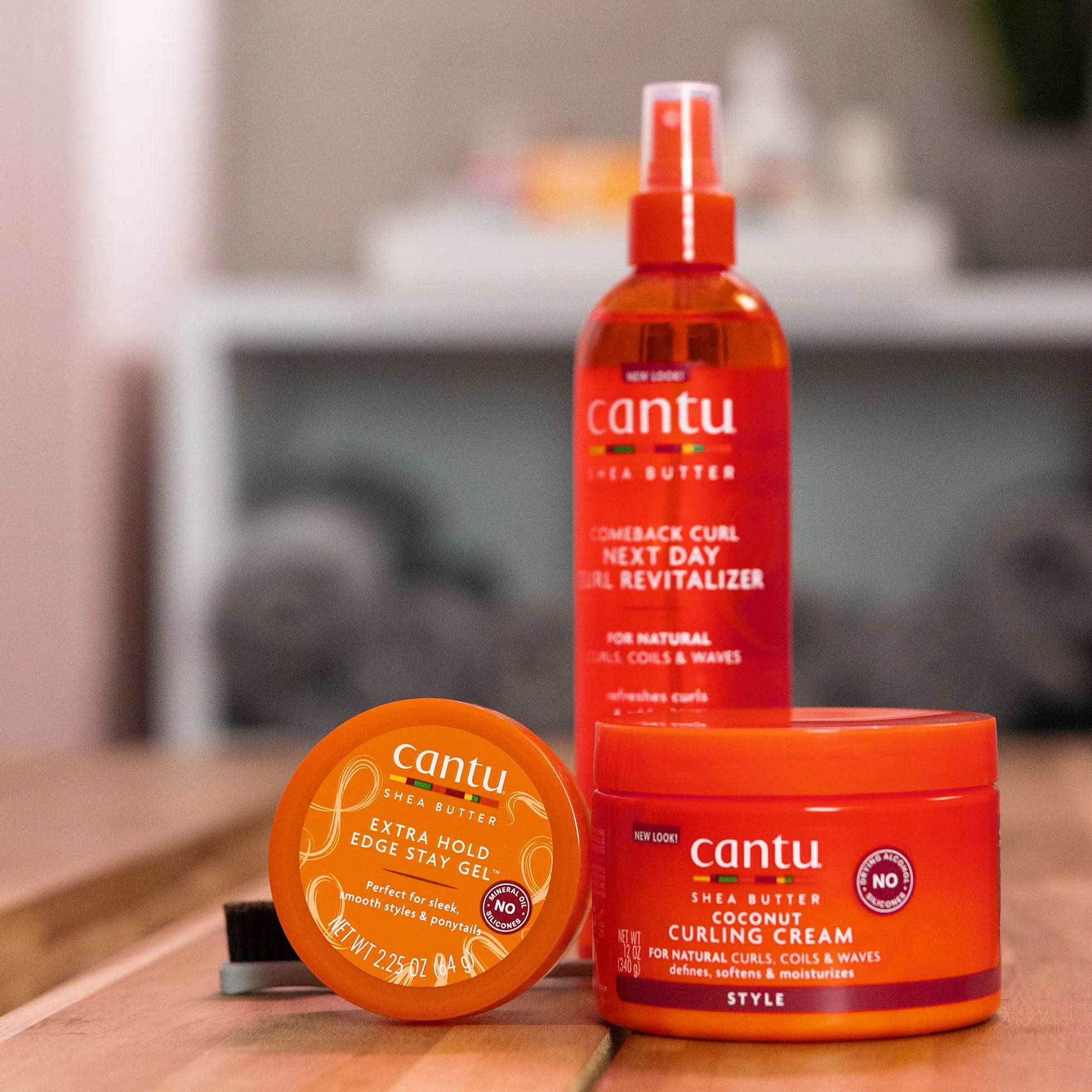 Cantu Shea Butter for Natural Hair Spray do Loków, 355 ml