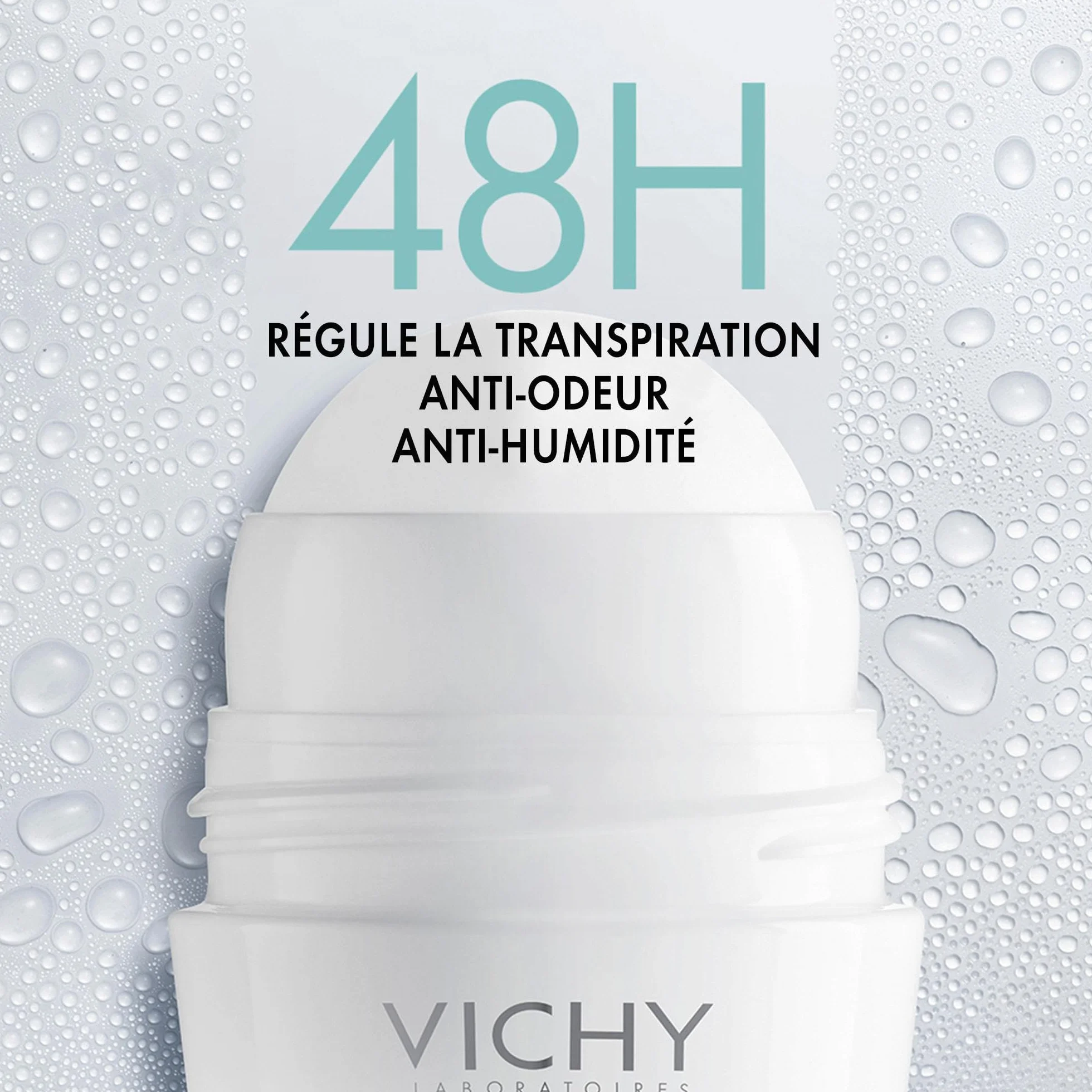 Vichy Anti-Transpirante 48H Dezodorant 50 ml Biały/Niebieski