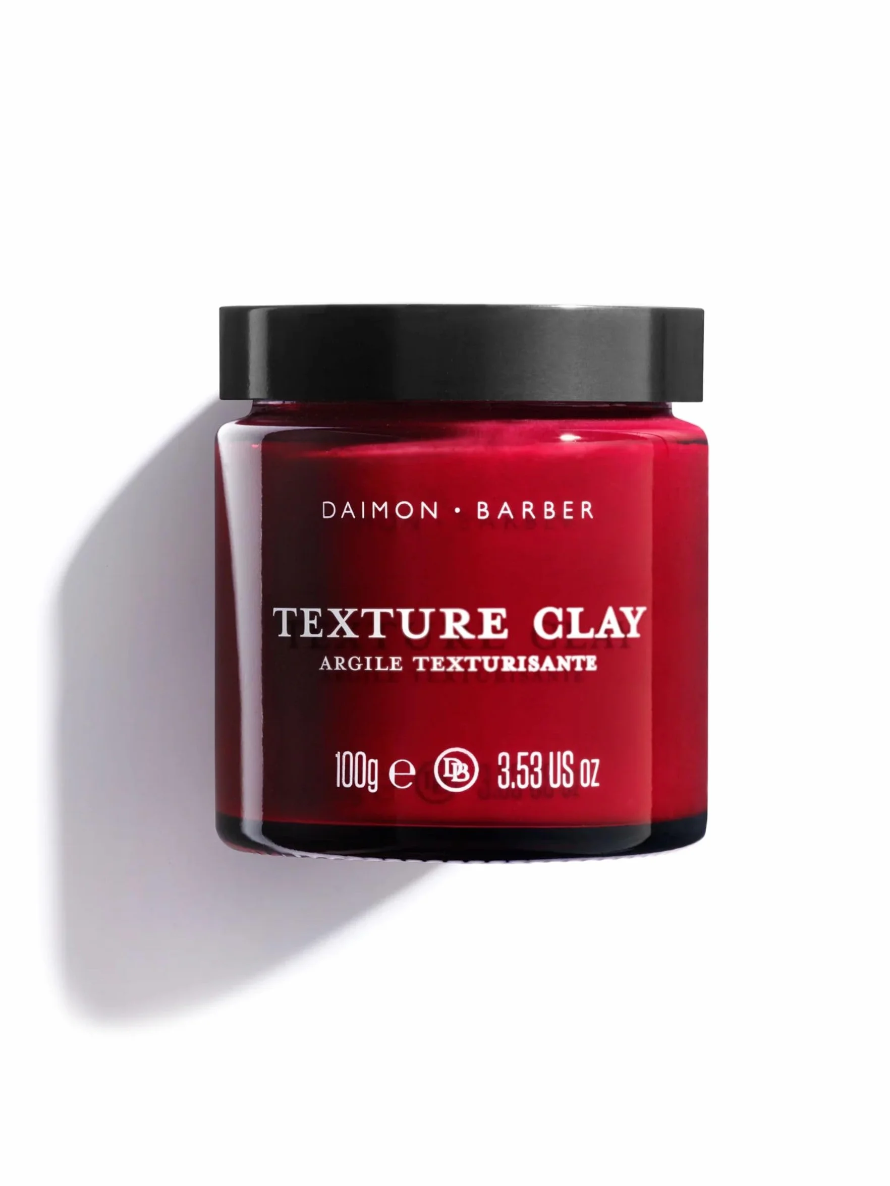 Daimon Barber Texture Clay Matowe Wykończenie Silne Utrzymanie Glina do Stylizacji Włosów dla Mężczyzn 100g