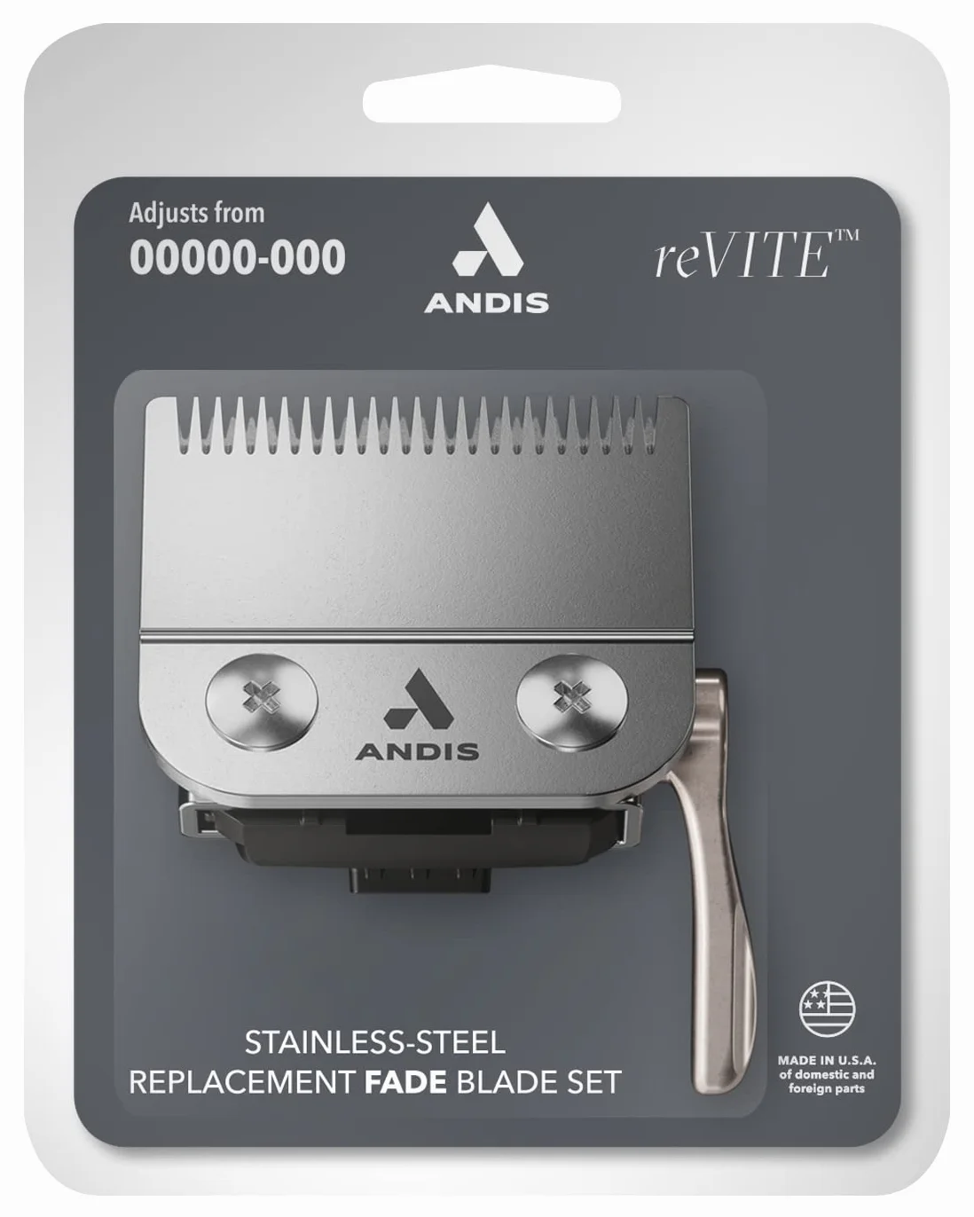 Andis 86015 ReVITE Fade Clipper ostrze ze stali nierdzewnej