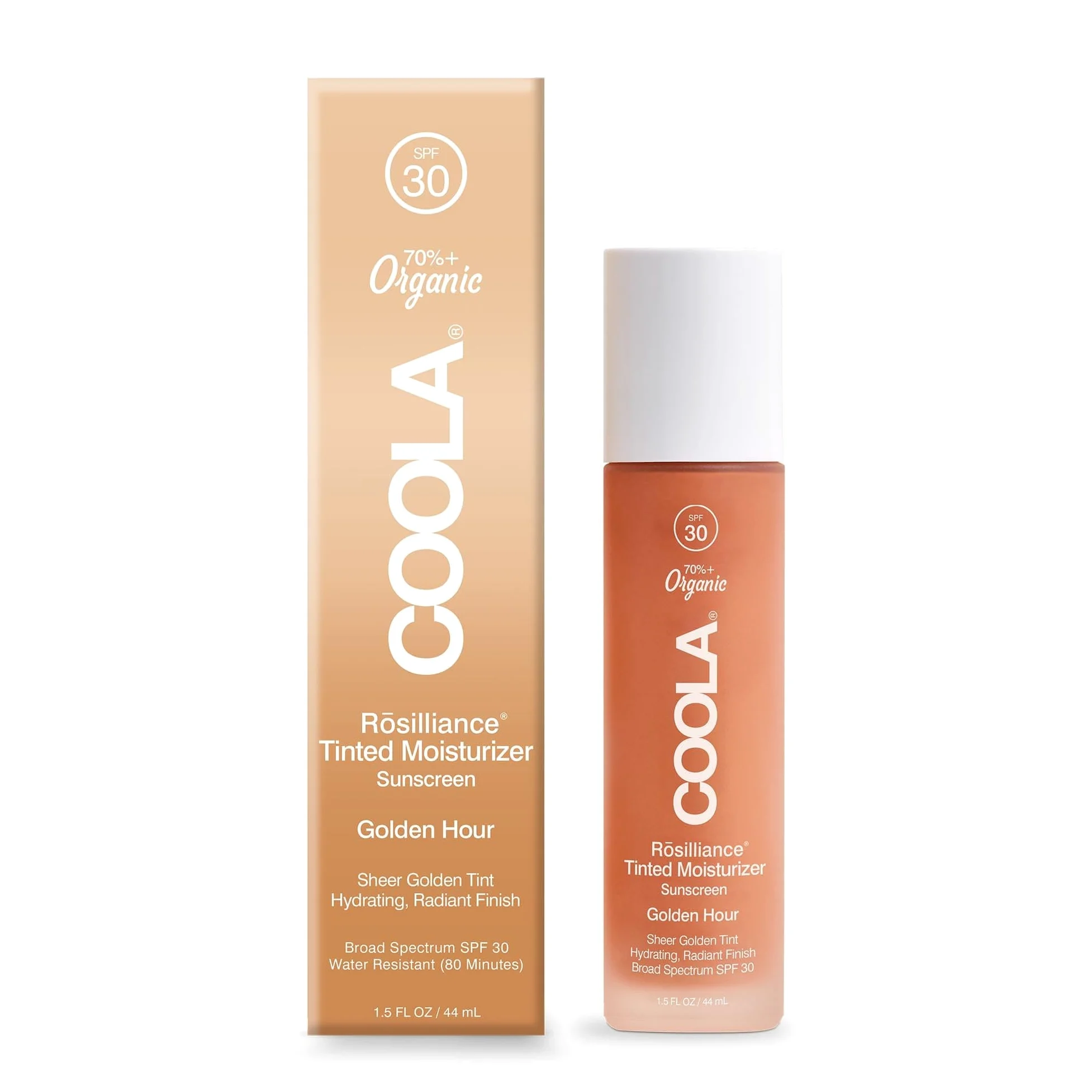 COOLA Rōsilliance Mineral BB+ Cream Tinted Sunscreen SPF 30 Golden Hour 44ml