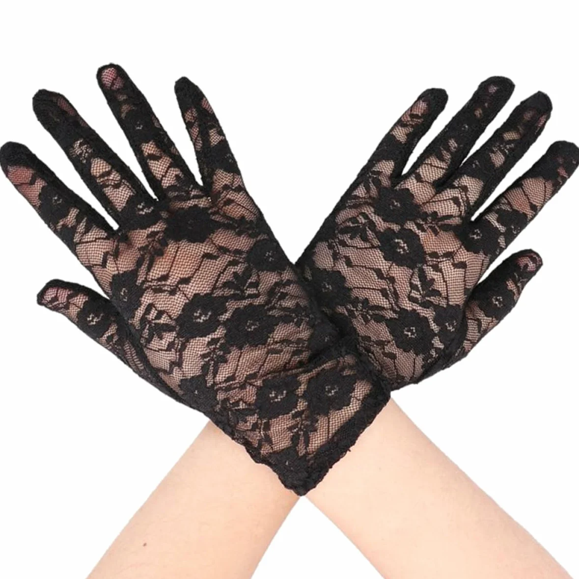 GALPADA 1 Para Rękawiczek Z Pełnymi Palcami Łydka Halter I Ołowiana Lina Rękawiczki Ślubne Guantes De Proteccion Vintage Rękawiczki Rękawiczki Outdoorowe Fałszywe Serce Prop Krótkie