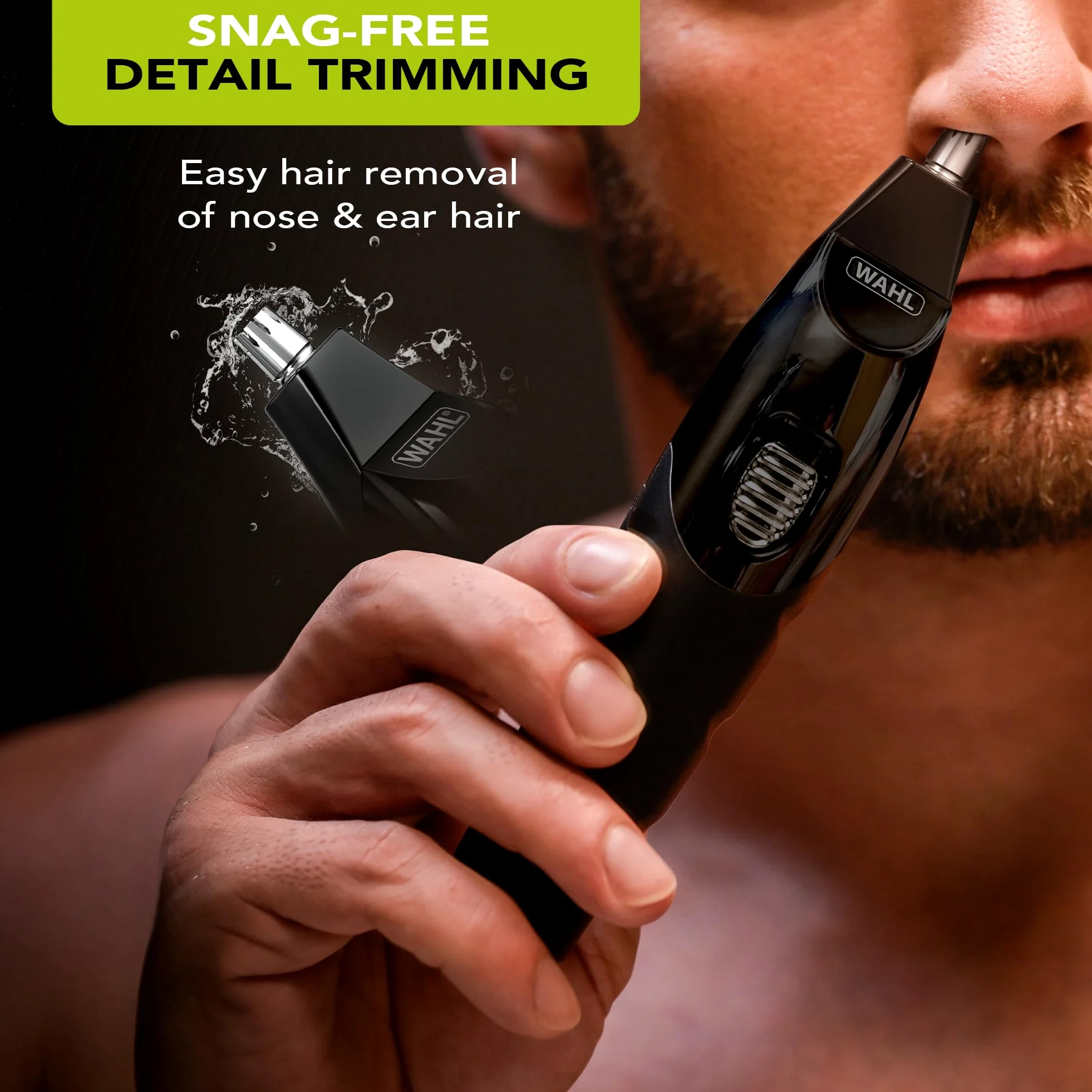 WAHL All in One Trimmer, Pielęgnacja Włosów, Brody, Uszu, Nosa i Ciała, Mocny Akumulator Litowy, 0,5-25 mm, 210 minut