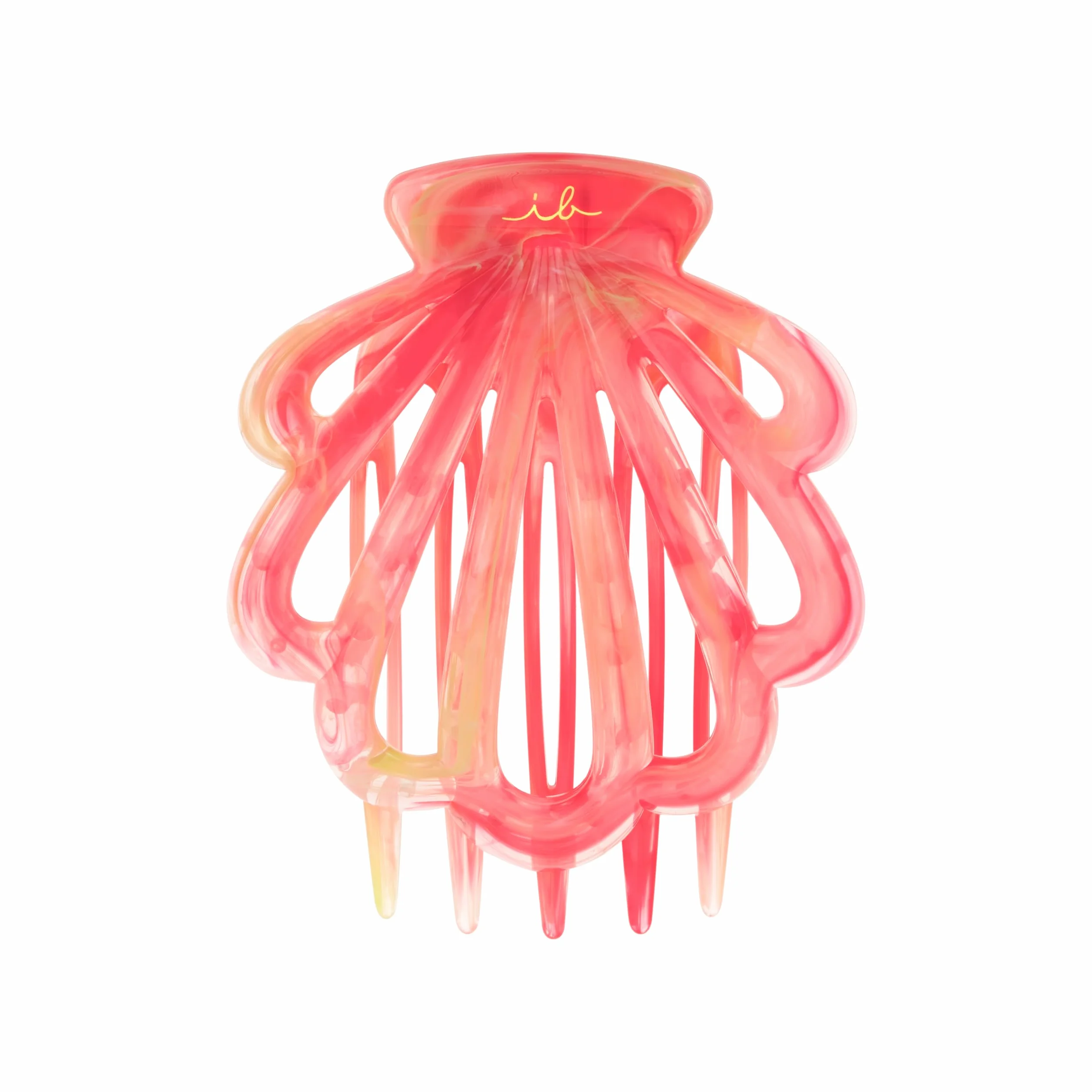 invisibobble Clipstar L Coral Hug płaska spinka do włosów duża do grubych włosów