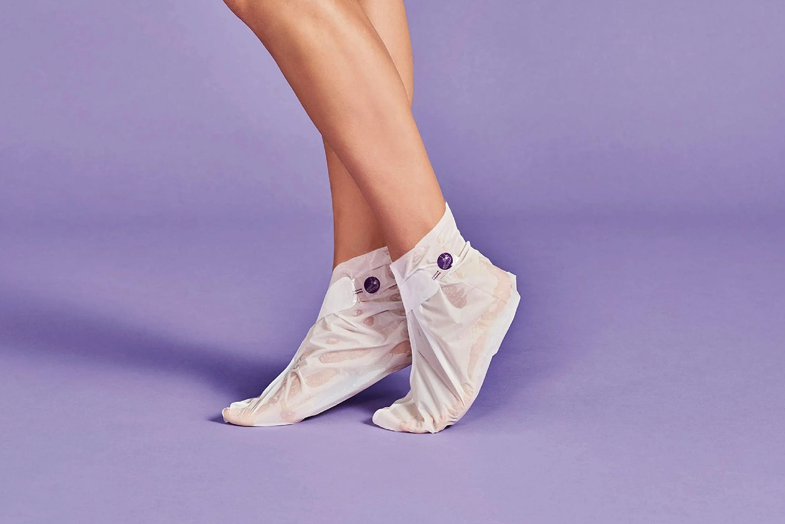 Iroha Nature Exfoliations Socks Lavendel skarpety do peelingu, 1 opakowanie (1 x 2 sztuki)