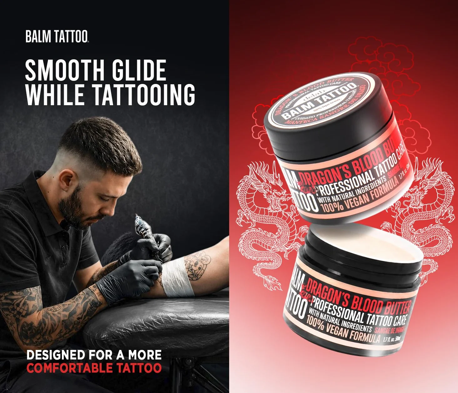 BALM TATTOO Dragon's Blood masło do tatuażu nawilżające 50 ml