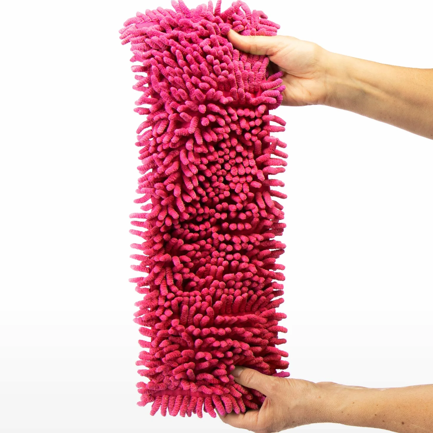 COM-FOUR® 4x wymienna nakladka na wycieraczki do podlóg - nakladka na wycieraczke wykonana z szenilowej mikrofibry do dokladnego czyszczenia przestrzeni (04 sztuki - niebieski/rózowy/zólty/zielony)
