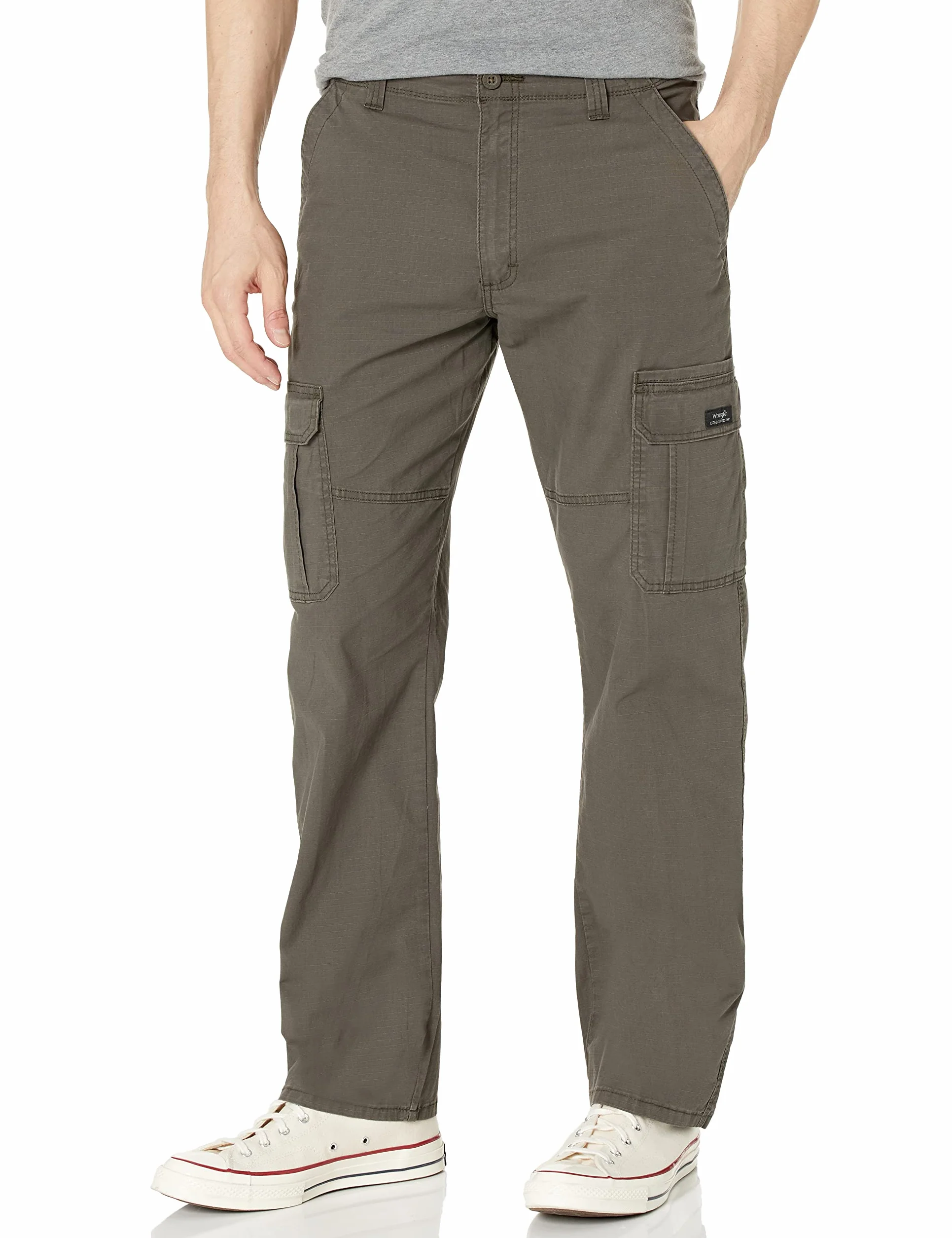 Wrangler Authentics Relaxed Fit Stretch Cargo Pant - Nieformalne spodnie Mężczyźni