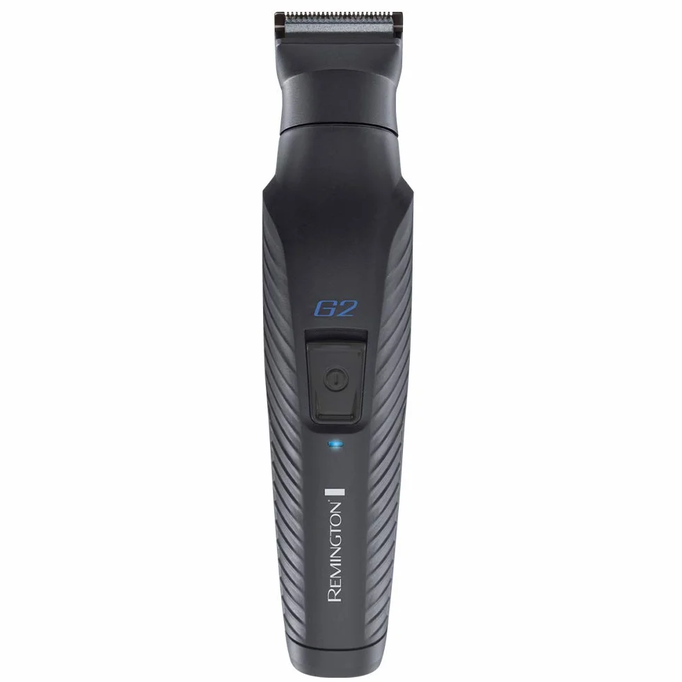 Remington trymer do brody i ciała, multigroomer, wielofunkcyjny 5w1, regulowany grzebień 2-20mm, 2x stałe grzebienie 1.5mm i 3mm, trymer do nosa i uszu, samoostrzące się ostrza, Graphite G2 PG2000