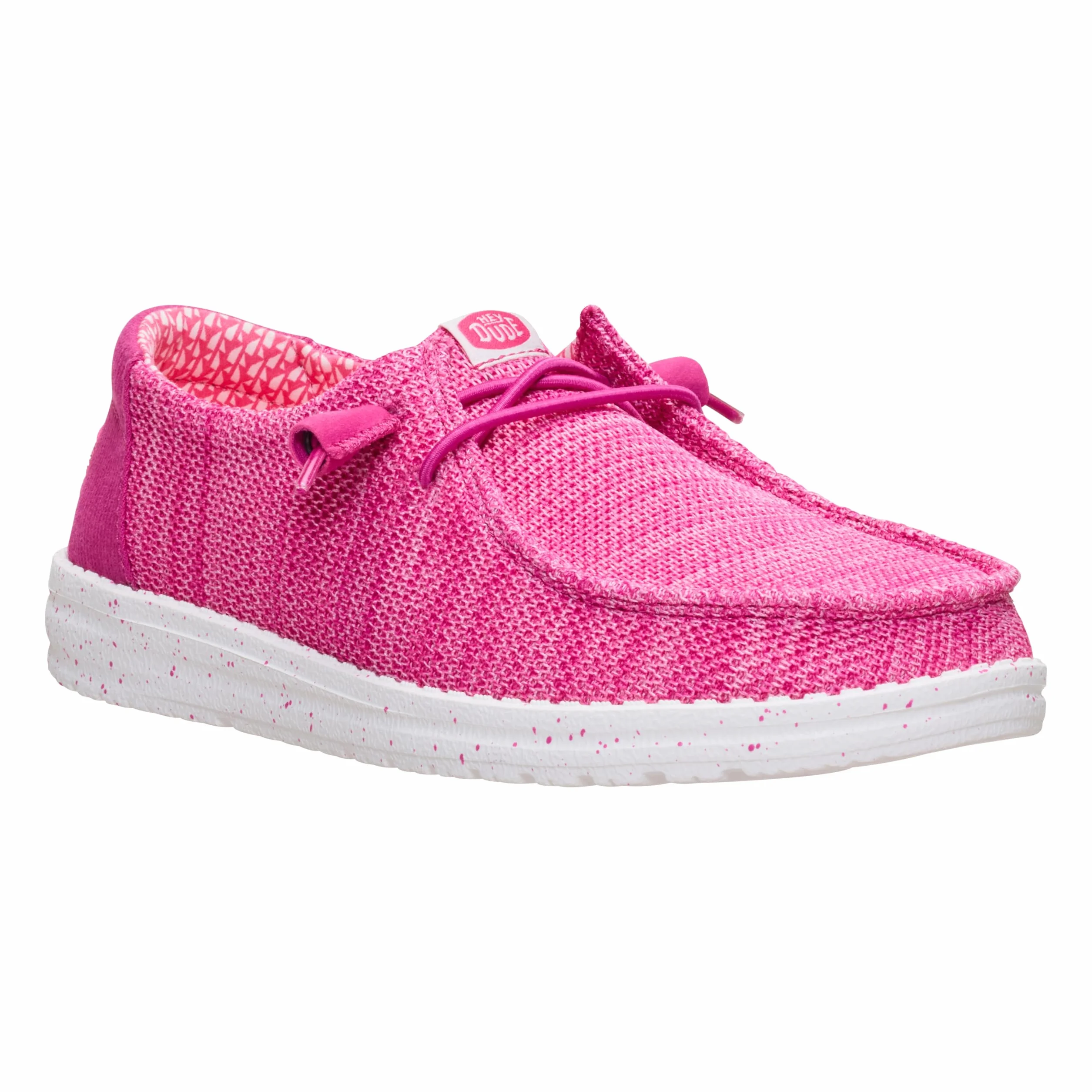 HEYDUDE - Damskie Wendy Stretch Sox - Casualowe płaskie buty wsuwane - styl mokasynów, Różowy - 39
