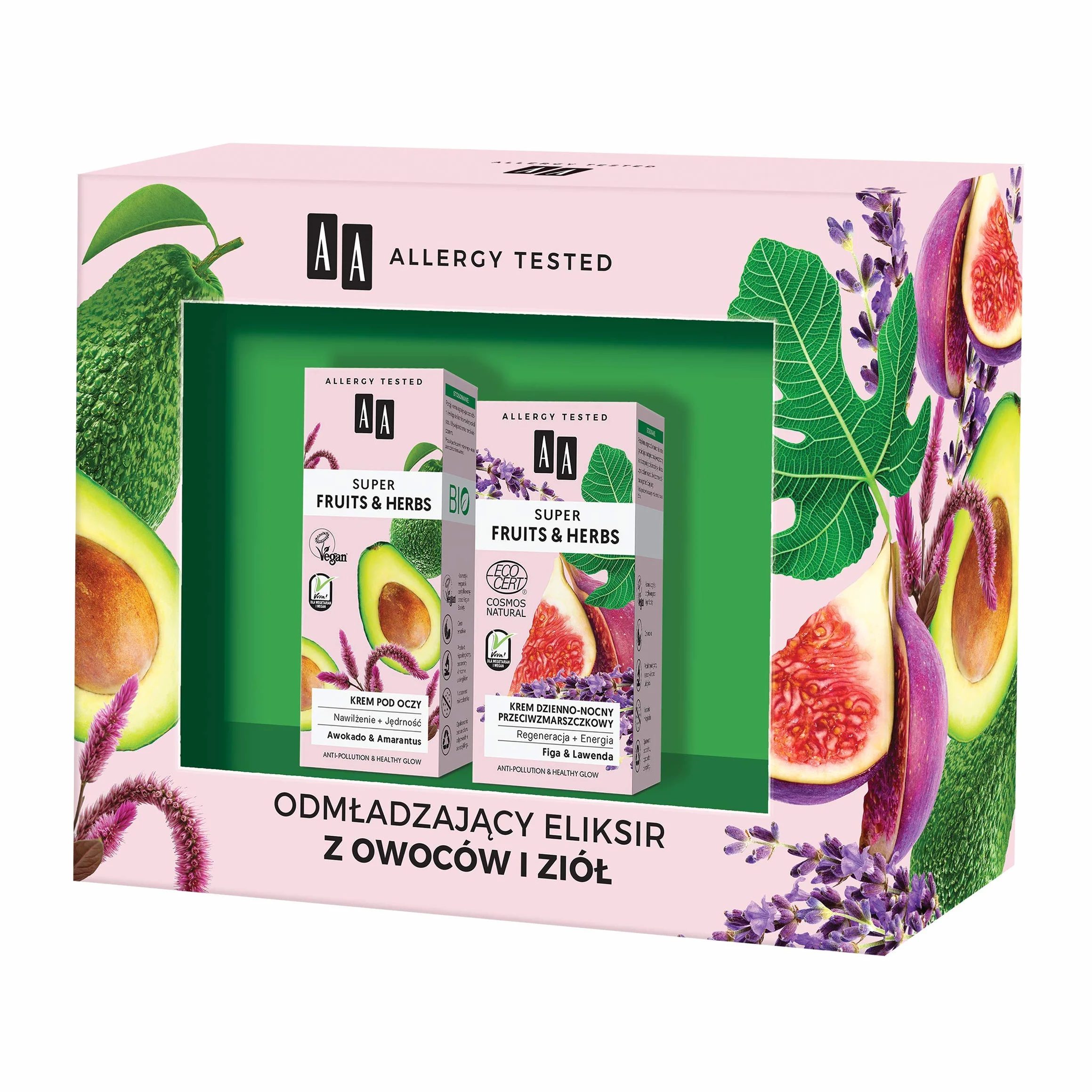 Aa Super Fruits & Herbs Zestaw Kosmetyków, 15 ml + 50 ml