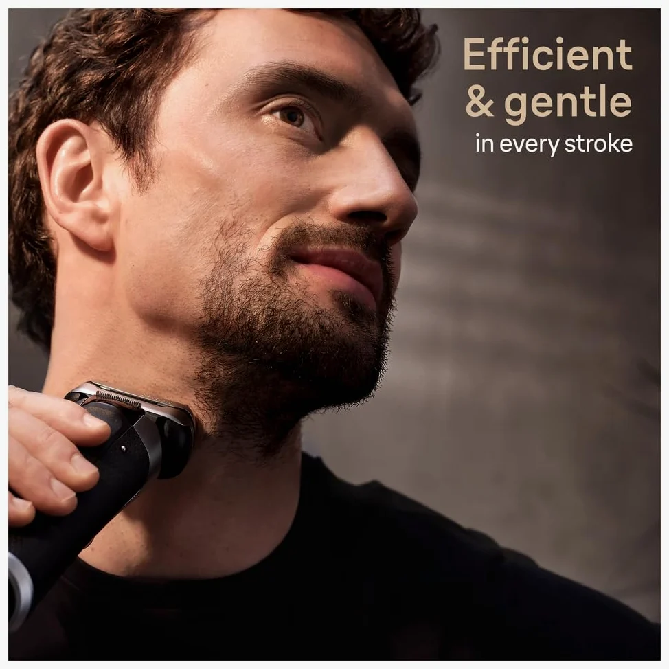 Braun Series 9 Pro elektryczna golarka męska 5 Pro ProTrimmer stacja ładująca 60 min na mokro i sucho
