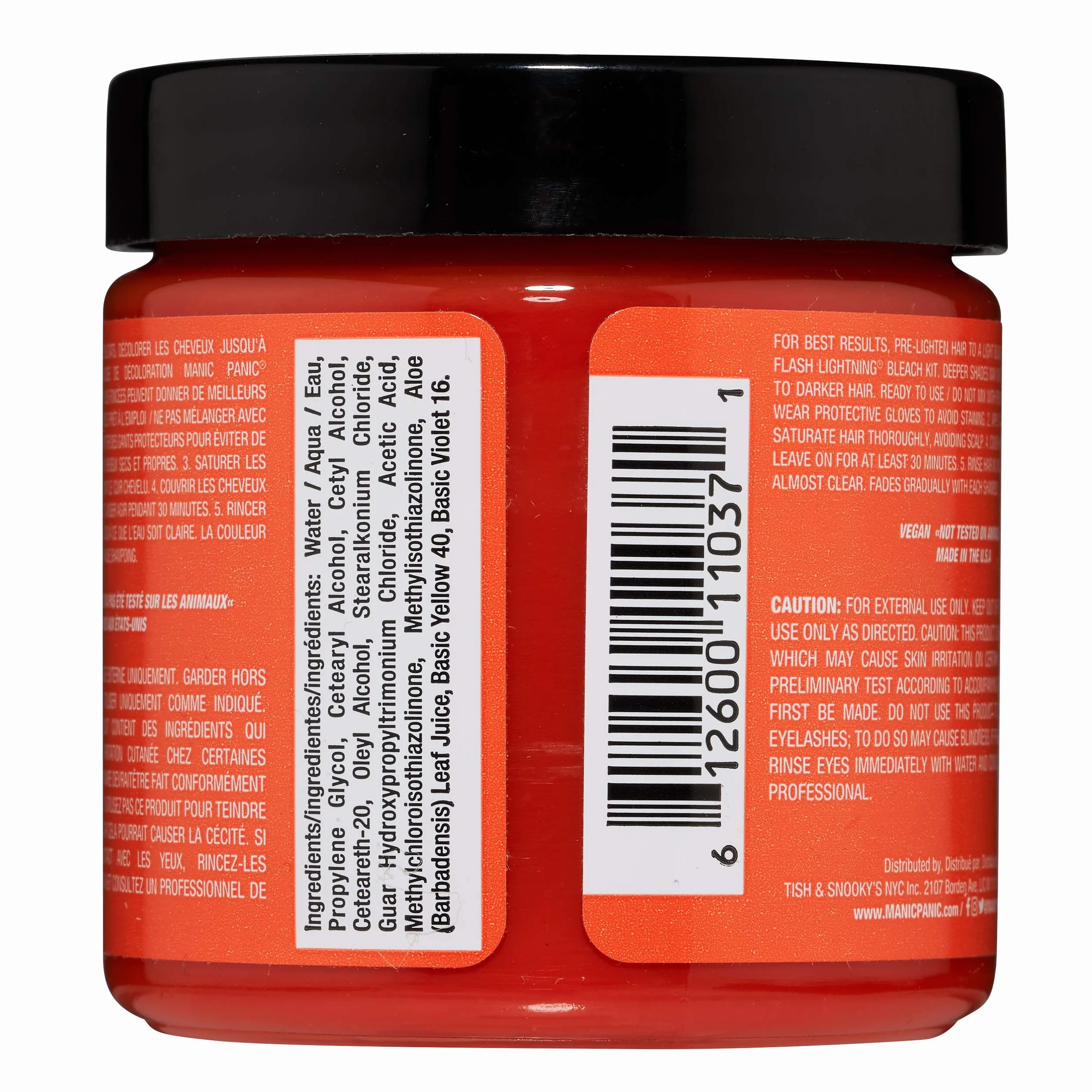 Manic Panic Electric Tiger Lily Hair Colour Classic Cream Formula 4oz.