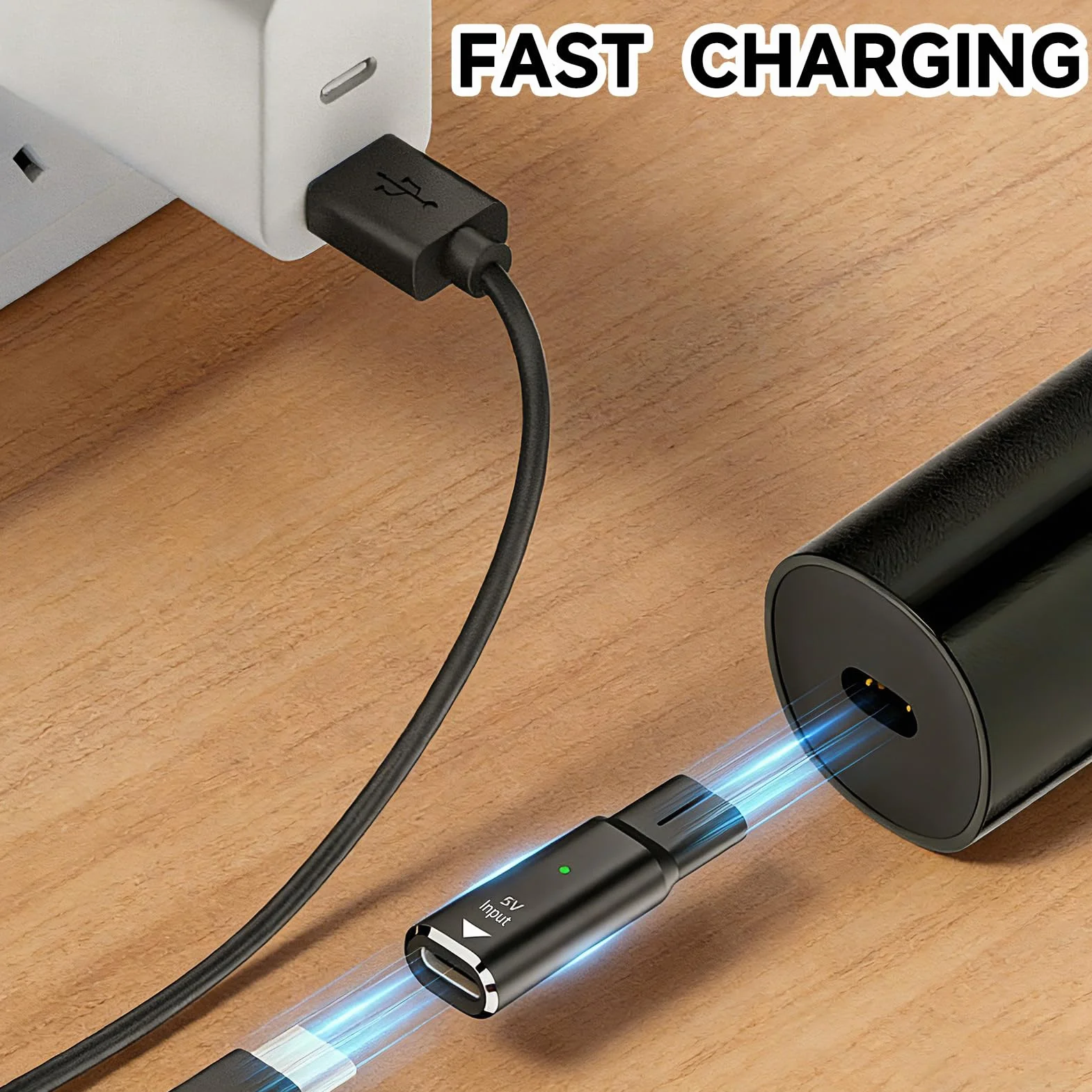 2 szt. Golarka elektryczna USB typu C kompatybilna z Philips FS, adapter do golarki elektrycznej z ochroną bezpieczeństwa, przenośnym akcesorium do ładowania maszynki do golenia