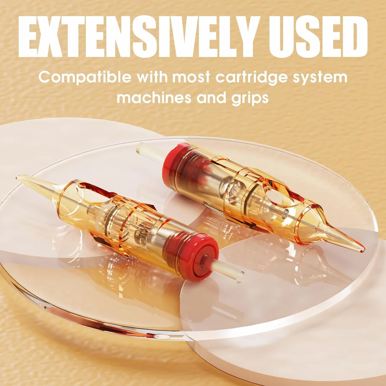Dragonhawk Pro Tattoo Needles Cartridges Disposable 20pcs 1003RL Round Liner for Tattoo Pen Machine
