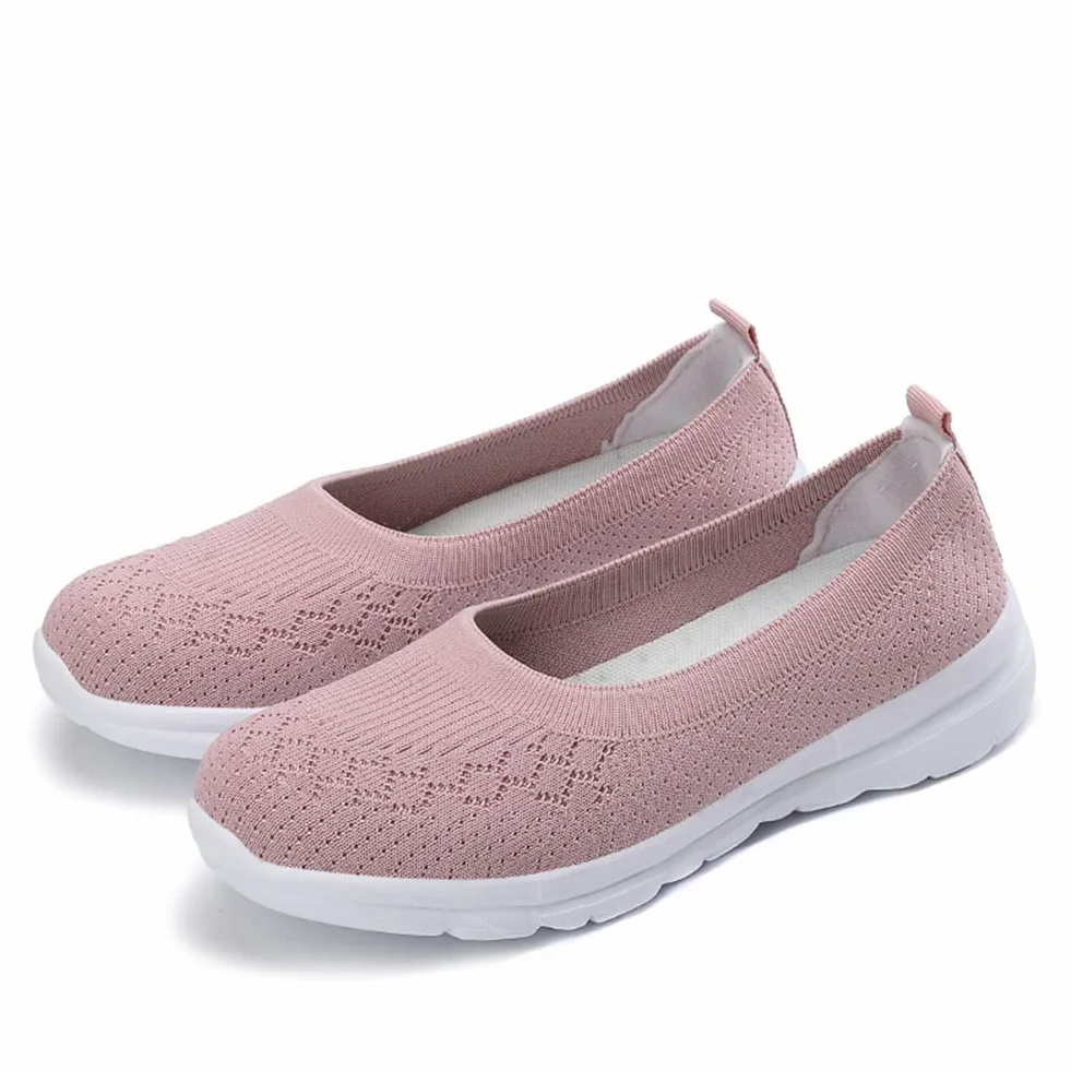 Damskie Trampki Sportowe Buty Biegania Fitness Walking Trainers,Różowy,42EU