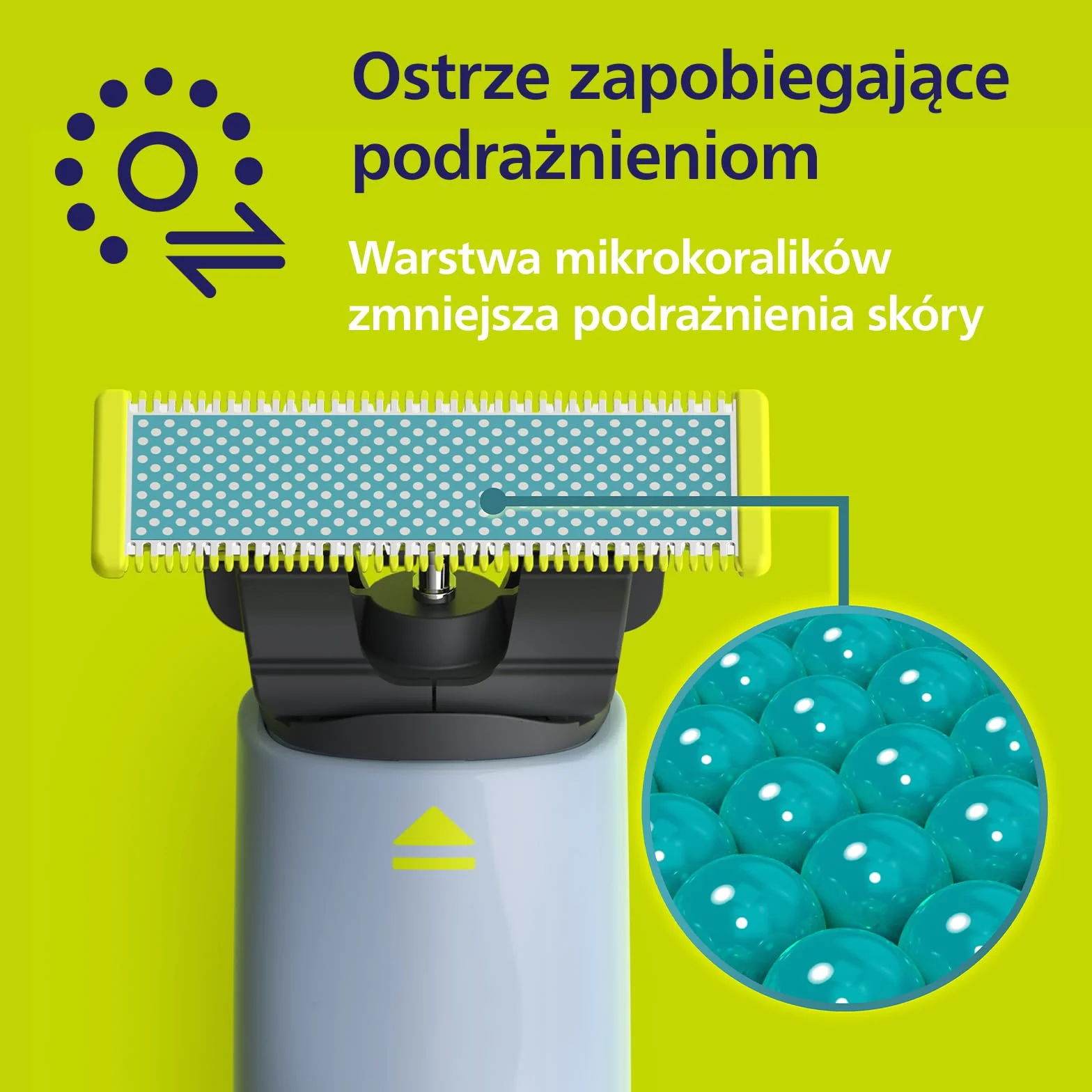 Philips Oneblade First Shave QP1324/30 Hybrydowa Golarka Elektryczna dla Nastolatków