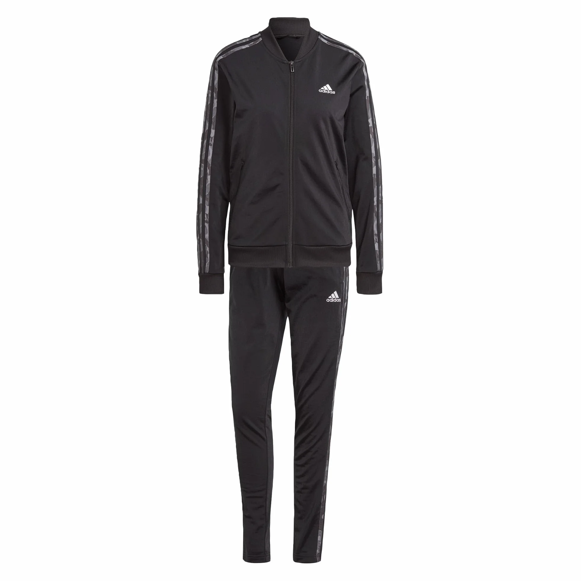 adidas Kobiety Essentials 3-Stripes Track Suit, Black/Multicolor, XS
