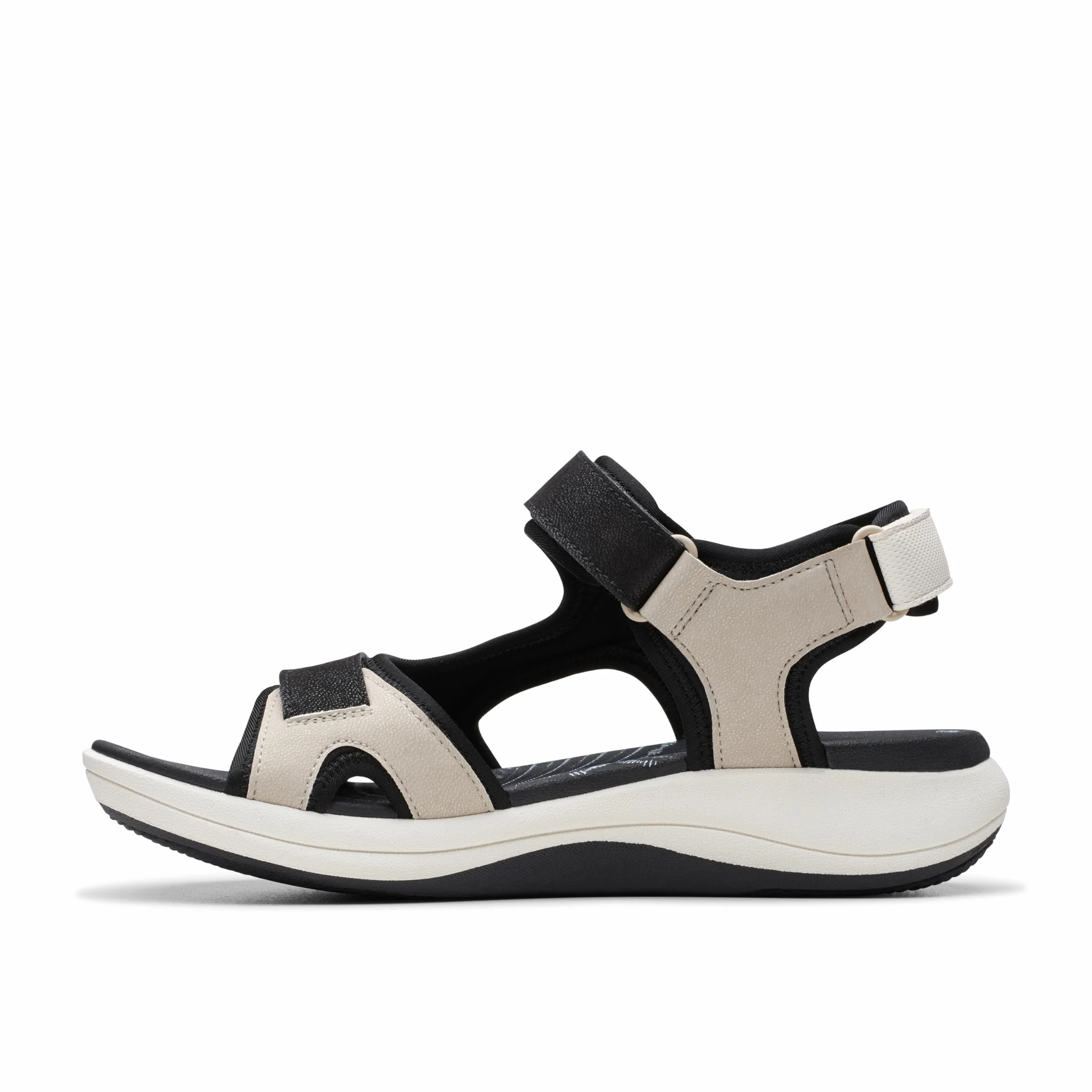 Clarks Damskie sandały Mira Bay, brązowe, 37,5 EU, Flint, 38 EU