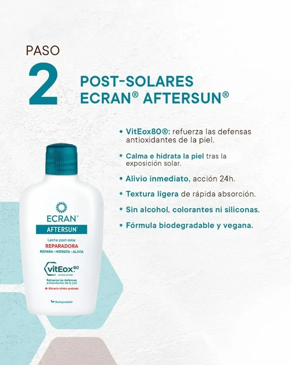 Ecran Aftersun Leche Post-solar Hidratante Y Reparadora - 400 ml, Blanco, Almond