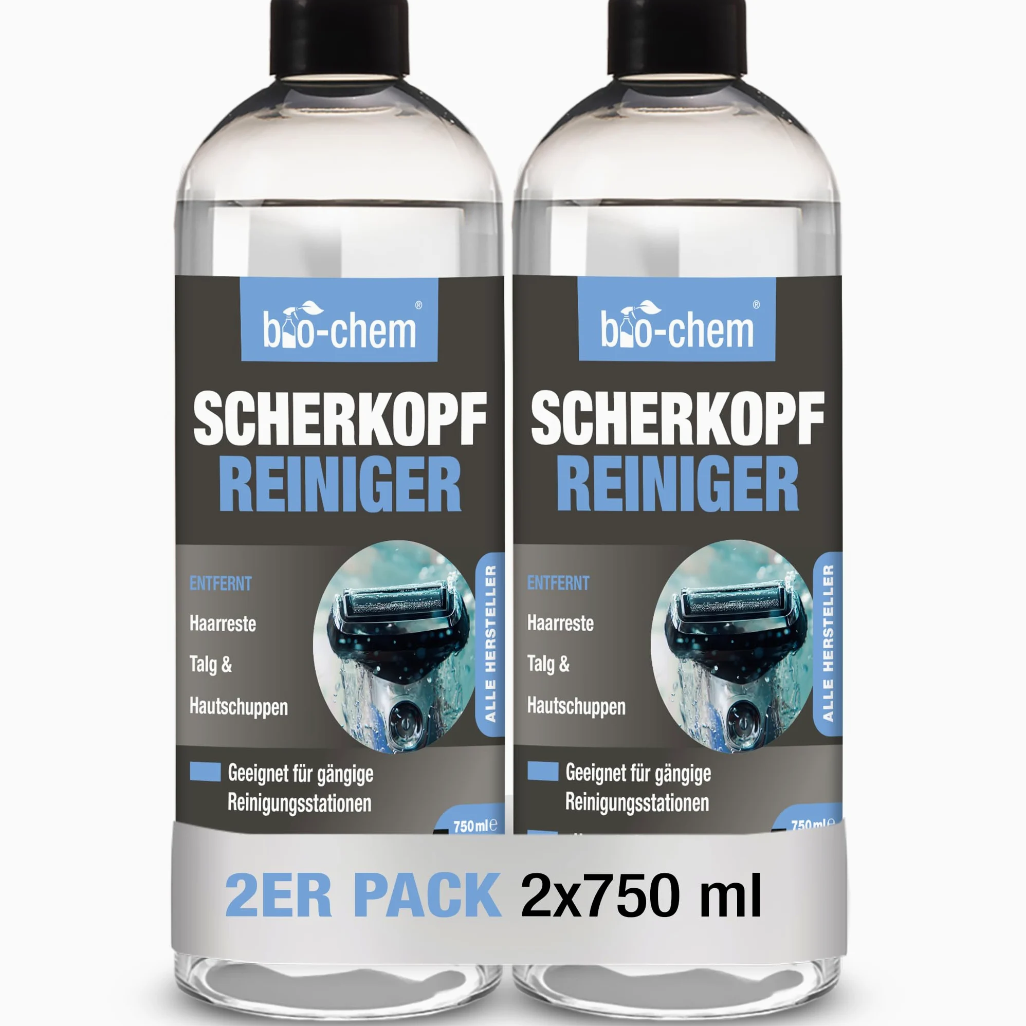 Braun p?yn do czyszczenia g?owic tn?cych 2 x 750 ml