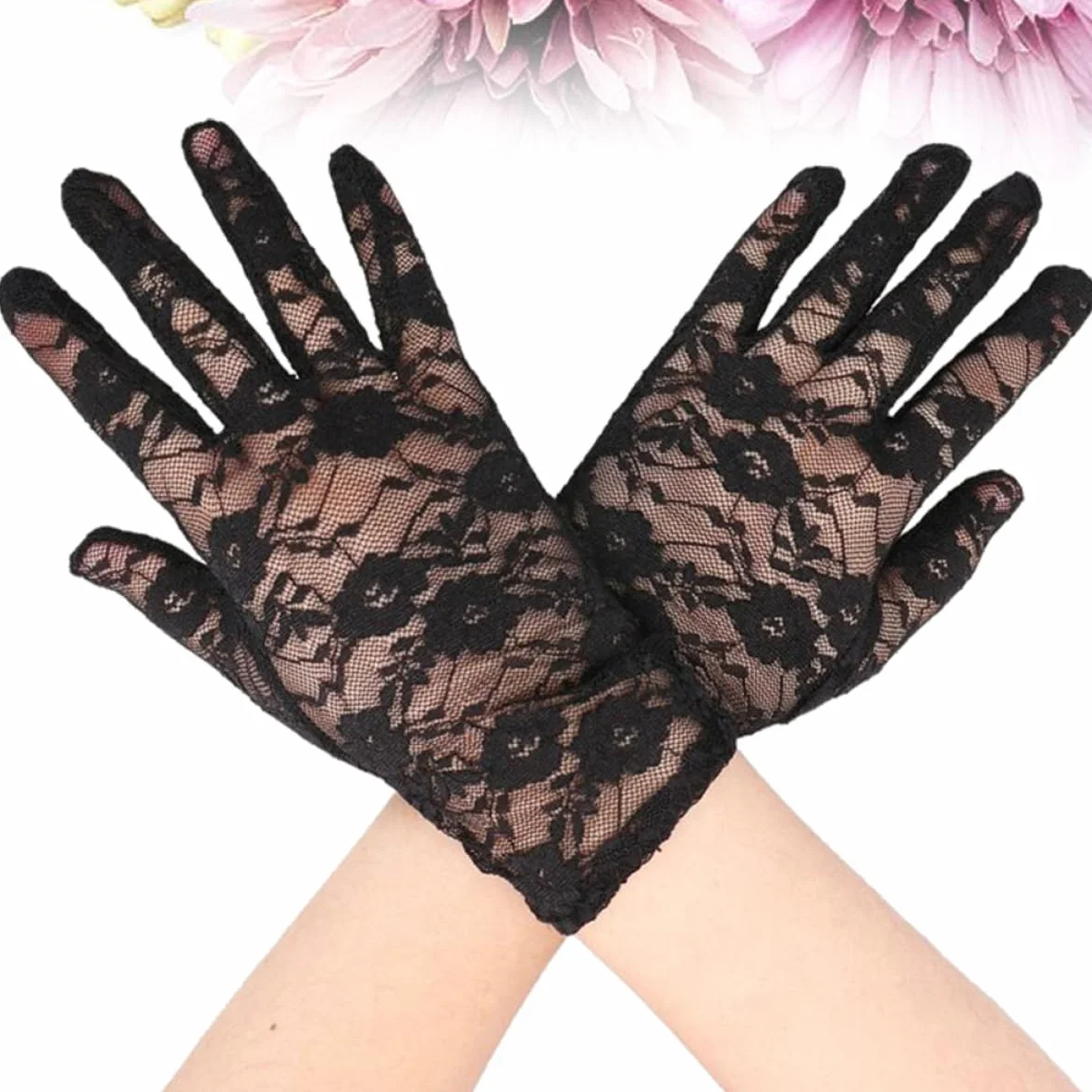GALPADA 1 Para Rękawiczek Z Pełnymi Palcami Łydka Halter I Ołowiana Lina Rękawiczki Ślubne Guantes De Proteccion Vintage Rękawiczki Rękawiczki Outdoorowe Fałszywe Serce Prop Krótkie