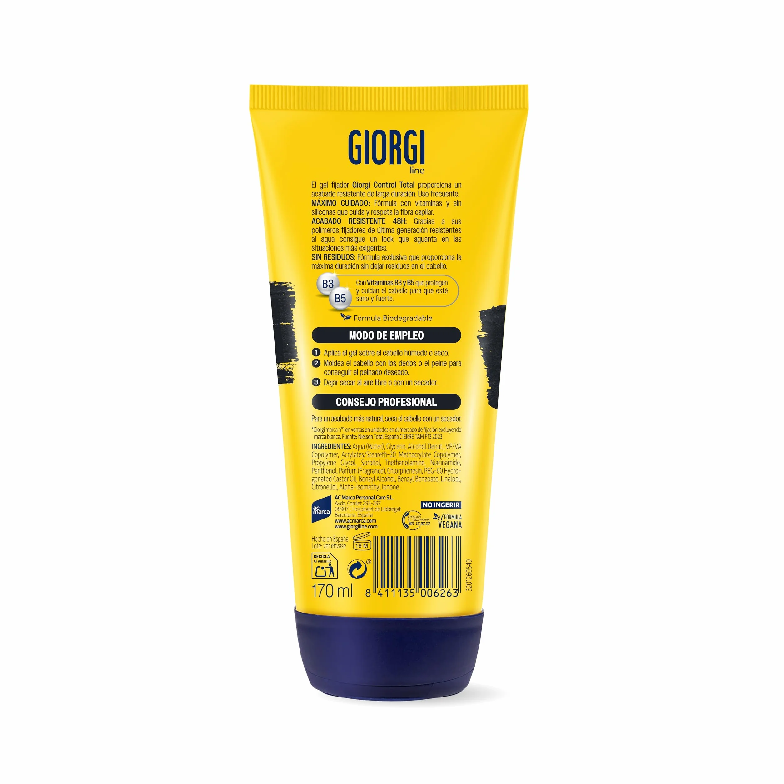 Giorgi Line żelka mocna 0% silikon 48 h 240 ml XXL