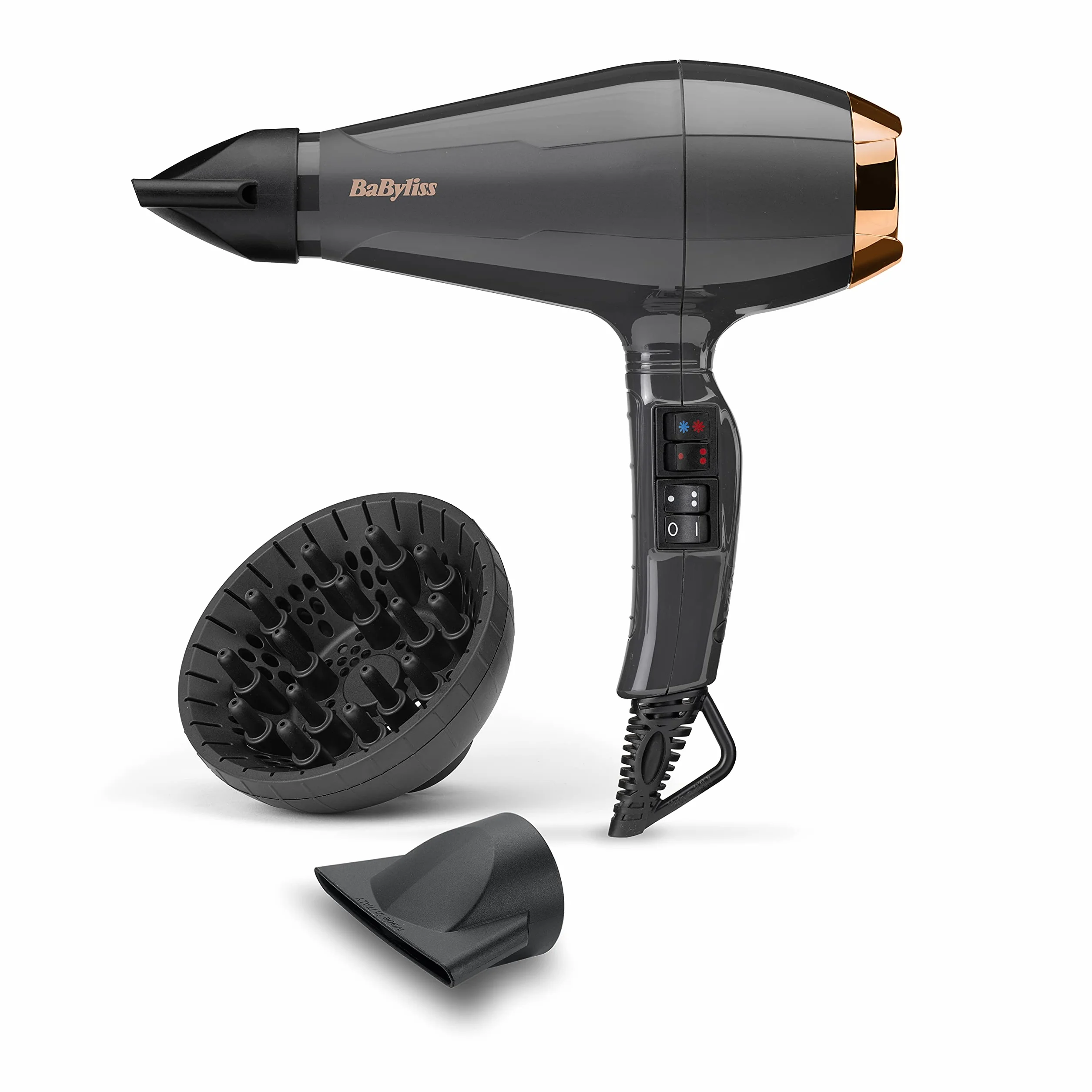 BaByliss Italian Air Pro Suszarka 2200 W Jonizacja Czarna 6719DE