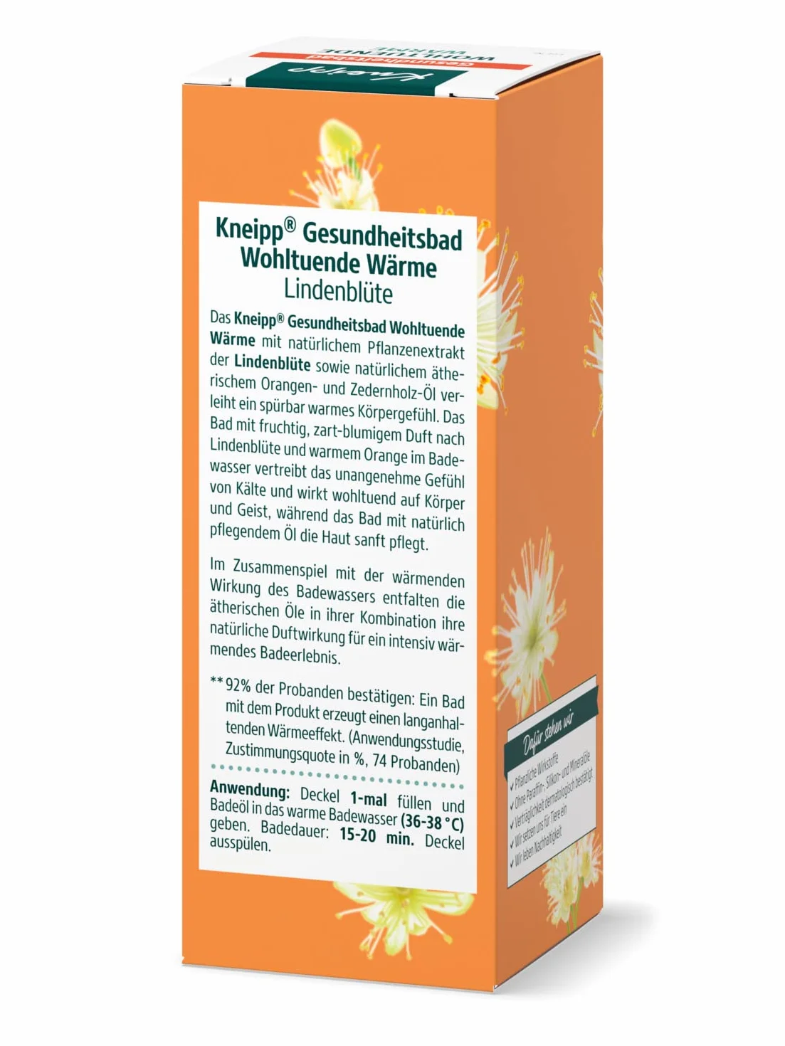 Kneipp Kojące Ciepło Olejek do Kąpieli, 100 ml