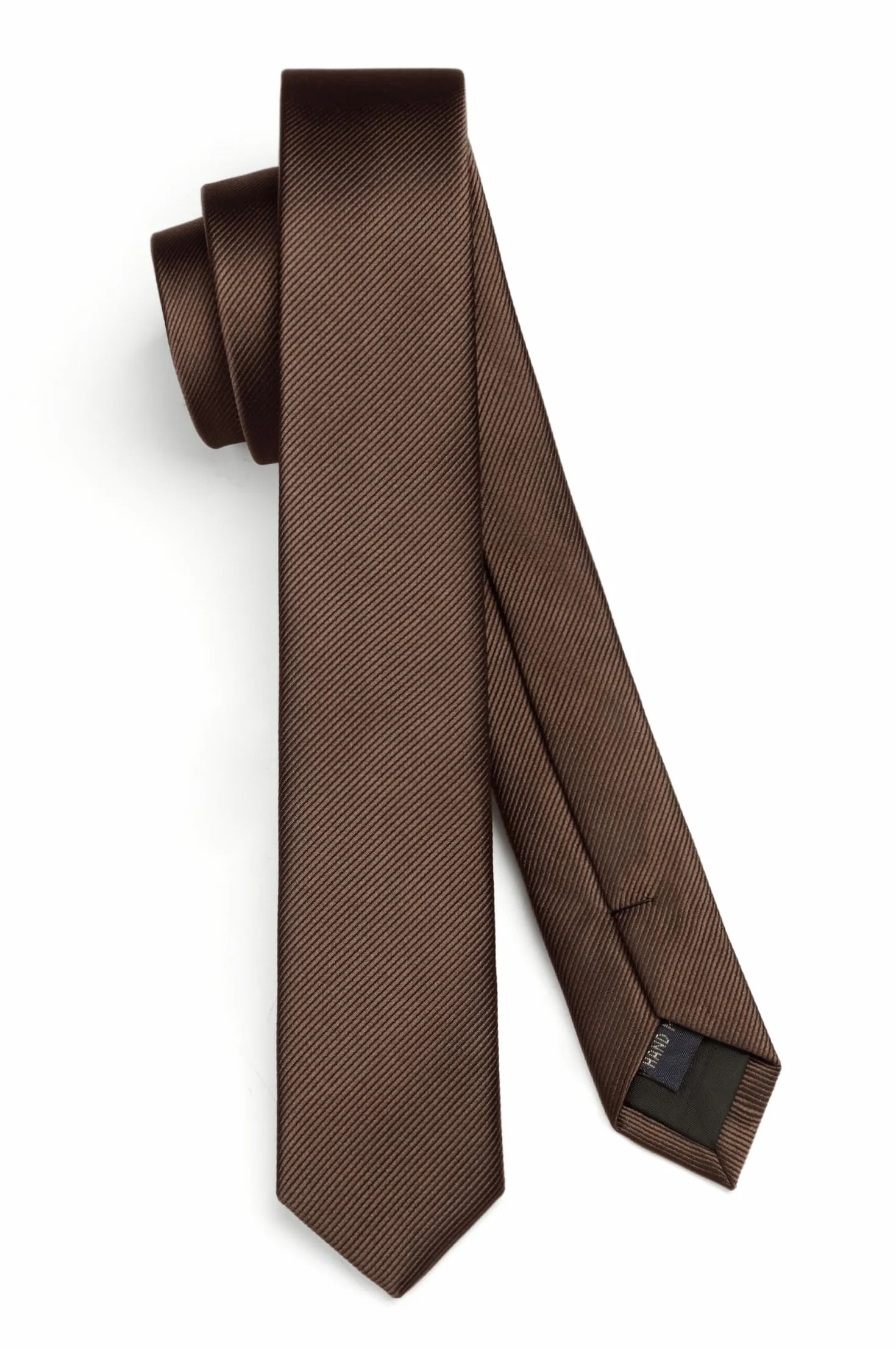 Enlision Wąski krawat 4 cm jednolity kolor wąskie krawaty dla mężczyzn ślub klasyczny formalny krawat biznesowy (4 cm) - wiele kolorów