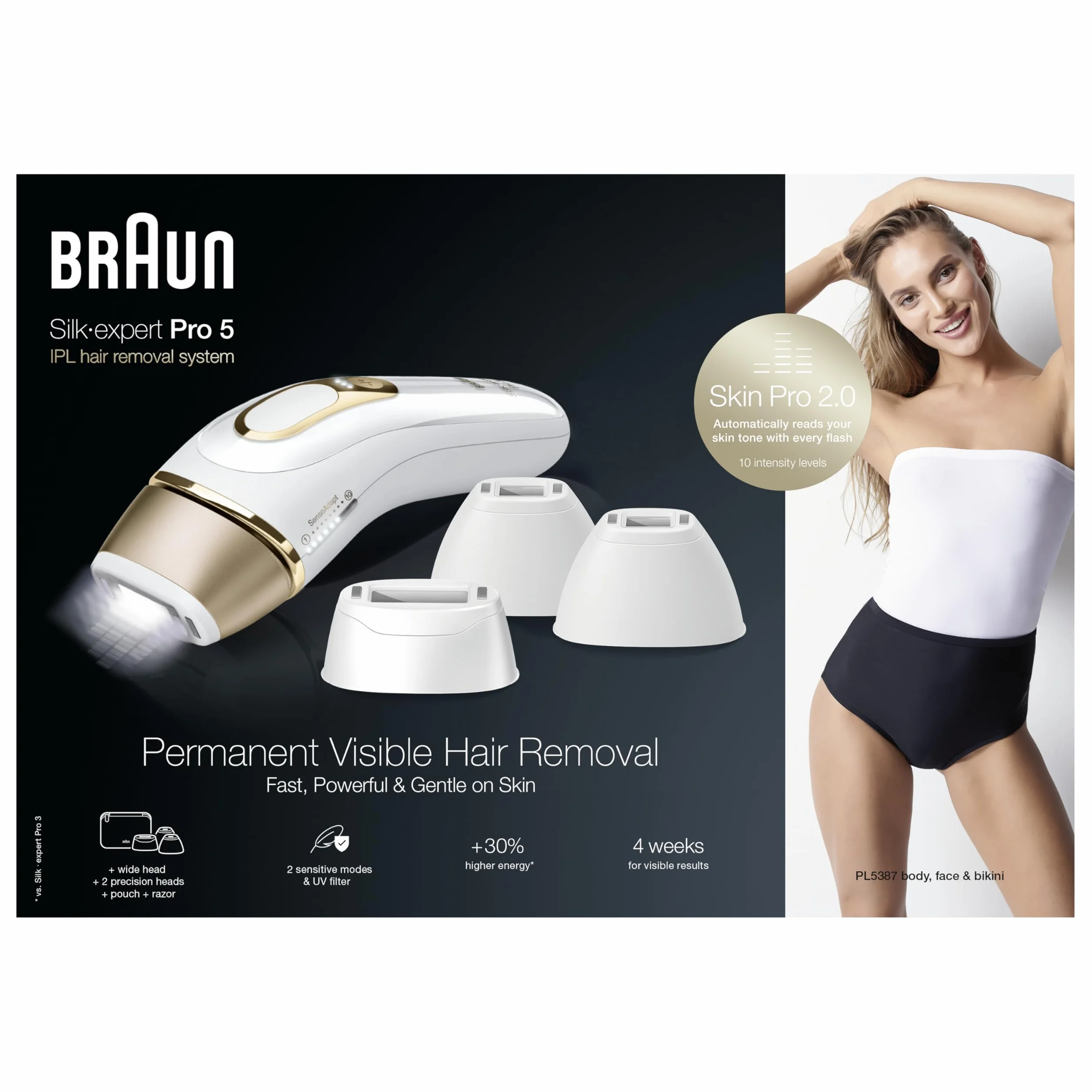 Braun IPL Silk Expert Pro 5 do usuwania włosów, biały