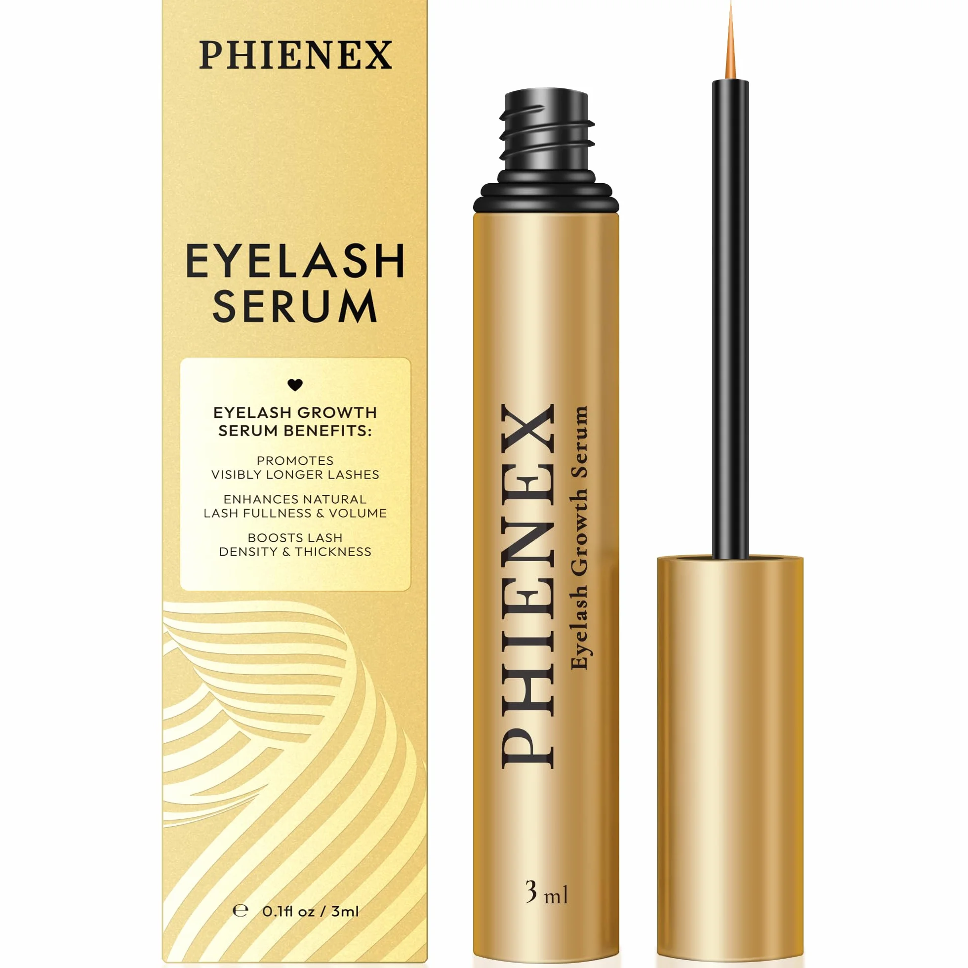 PHIENEX Serum do rzęs z Botanicznym Kompleksem Peptydowym 3ml