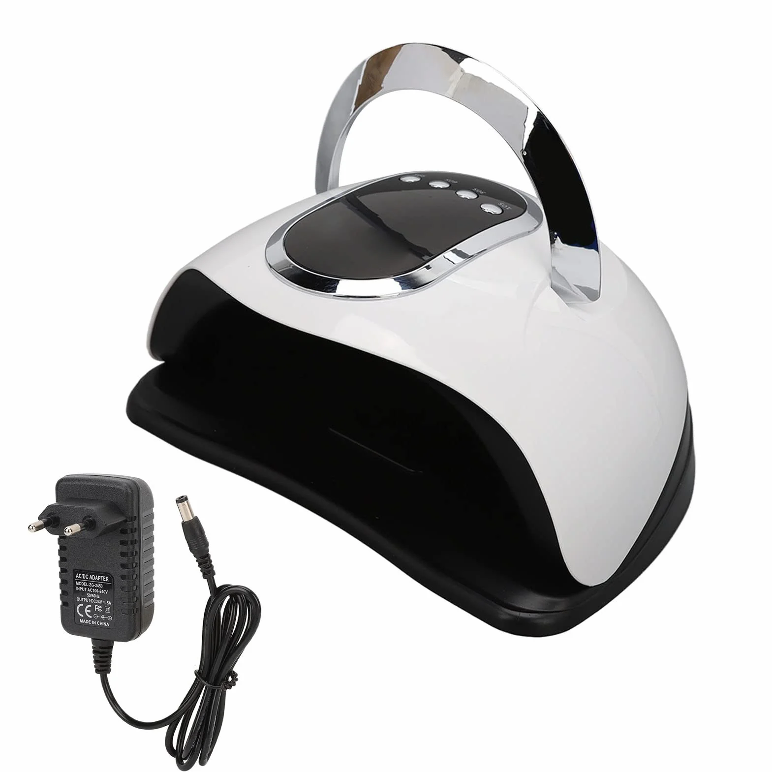 Lampa UV LED do paznokci, 280 W, lampa UV LED do paznokci żelowych, suszarka do paznokci, szybkoschnąca, z 4 timerami i 66 diodami LED, do paznokci u rąk i stóp, lakier żelowy