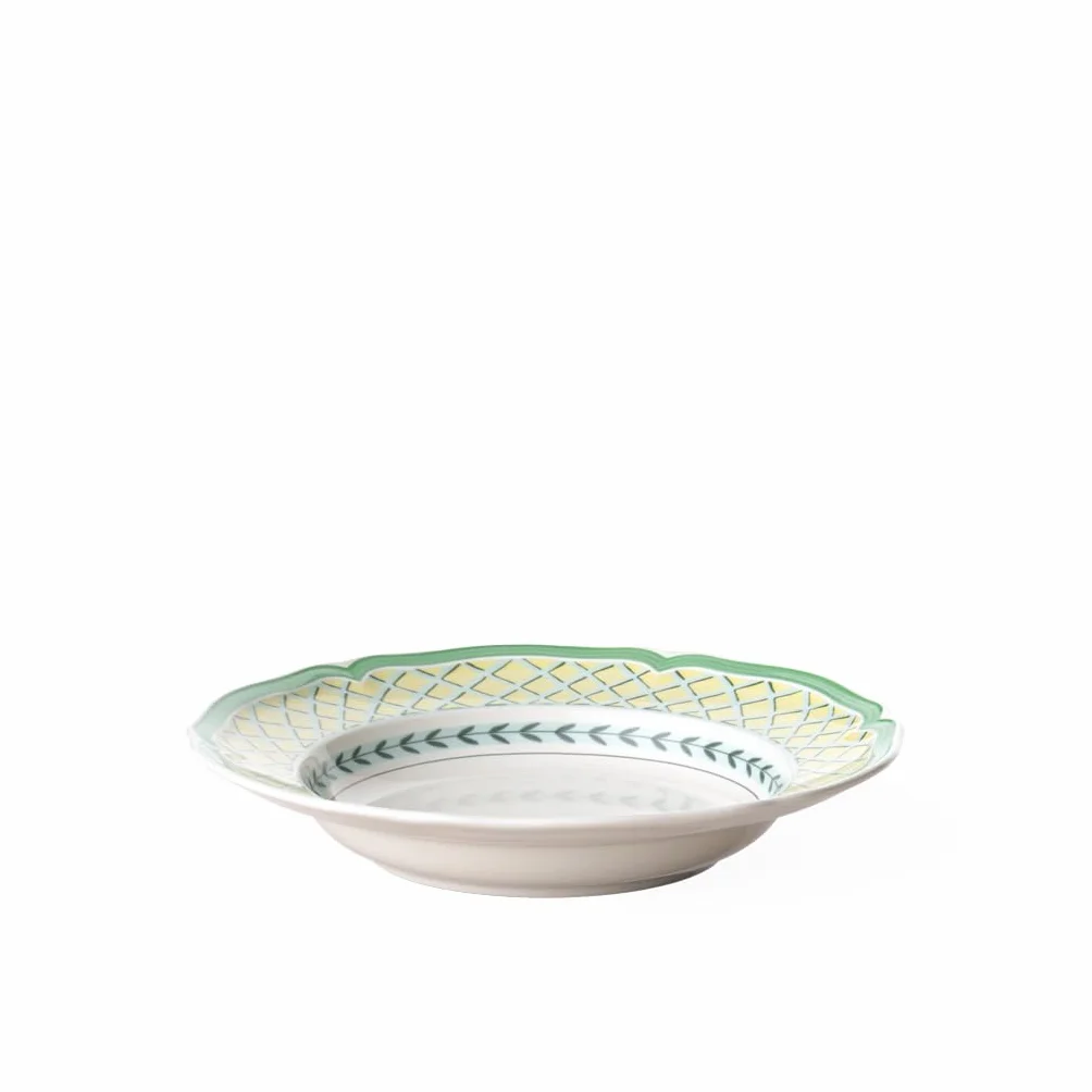 French Garden pomarańczowy talerz na zupę 23 cm