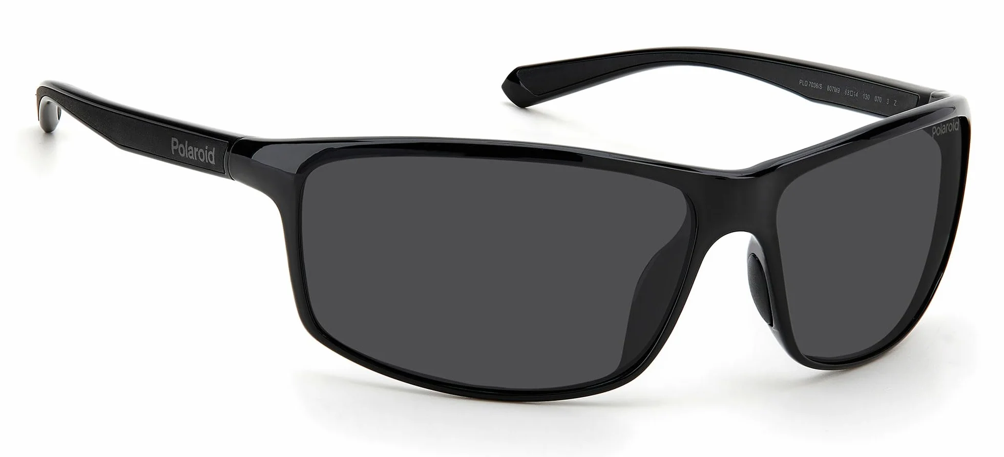 Polaroid PLD 7036/S 807 BLACK, 63, RECTANGULAR, Polarized