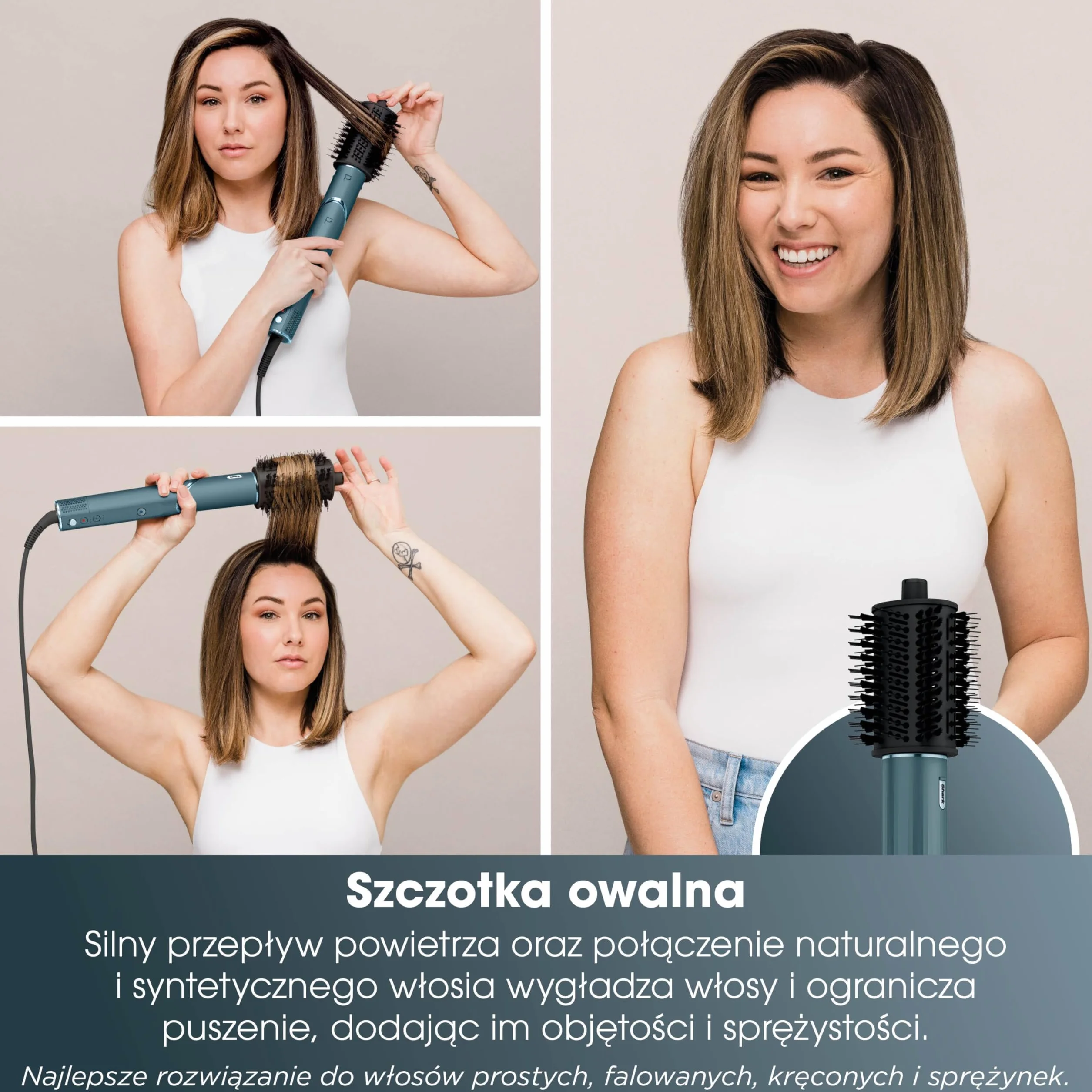 Shark Suszarka do Włosów 5 w 1 HD456TLEU Zielony