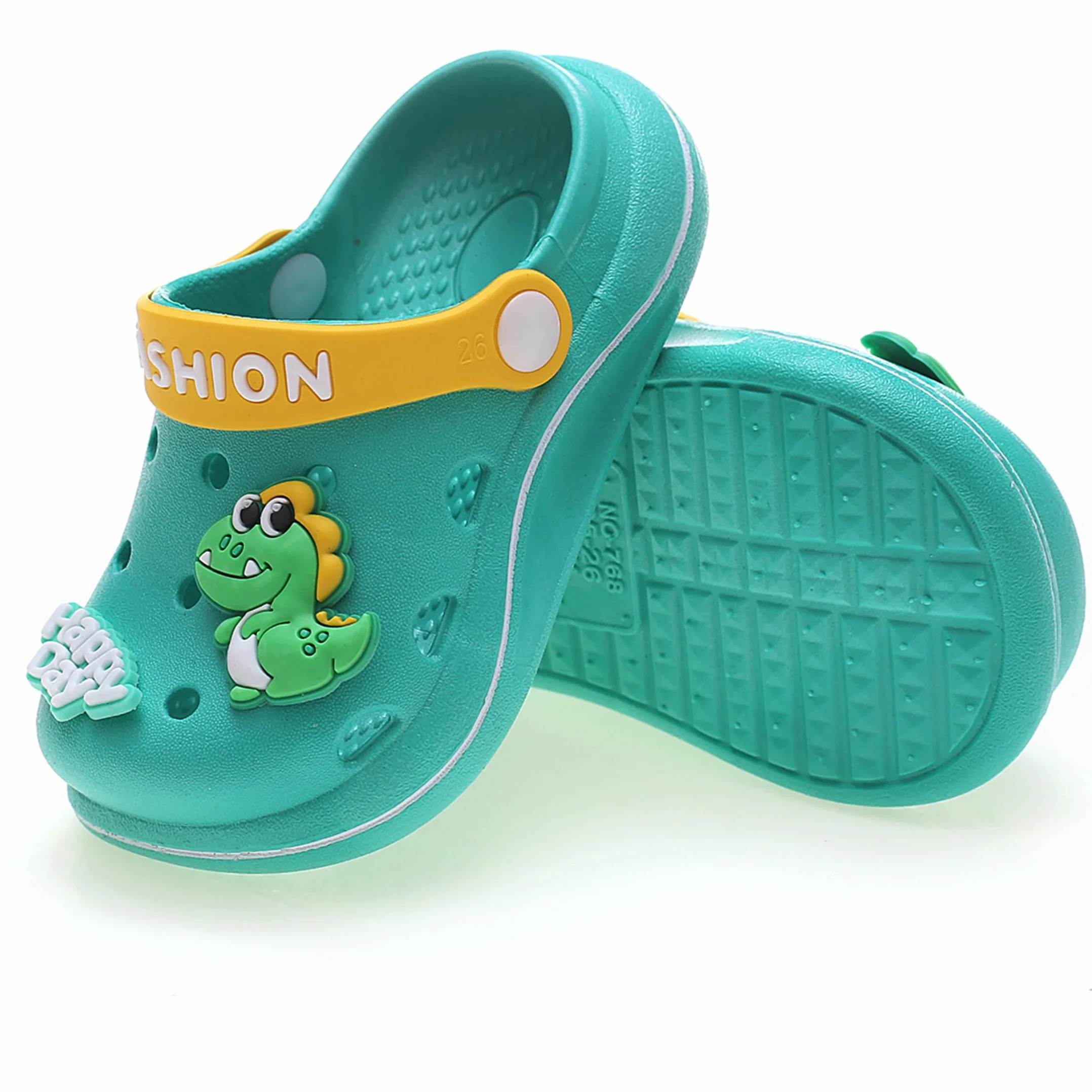 Chodaki Unisex buty ogrodowe dziecięce buty ogrodowe przytulne kapcie na lato antypoślizgowe kapcie z kreskówkową