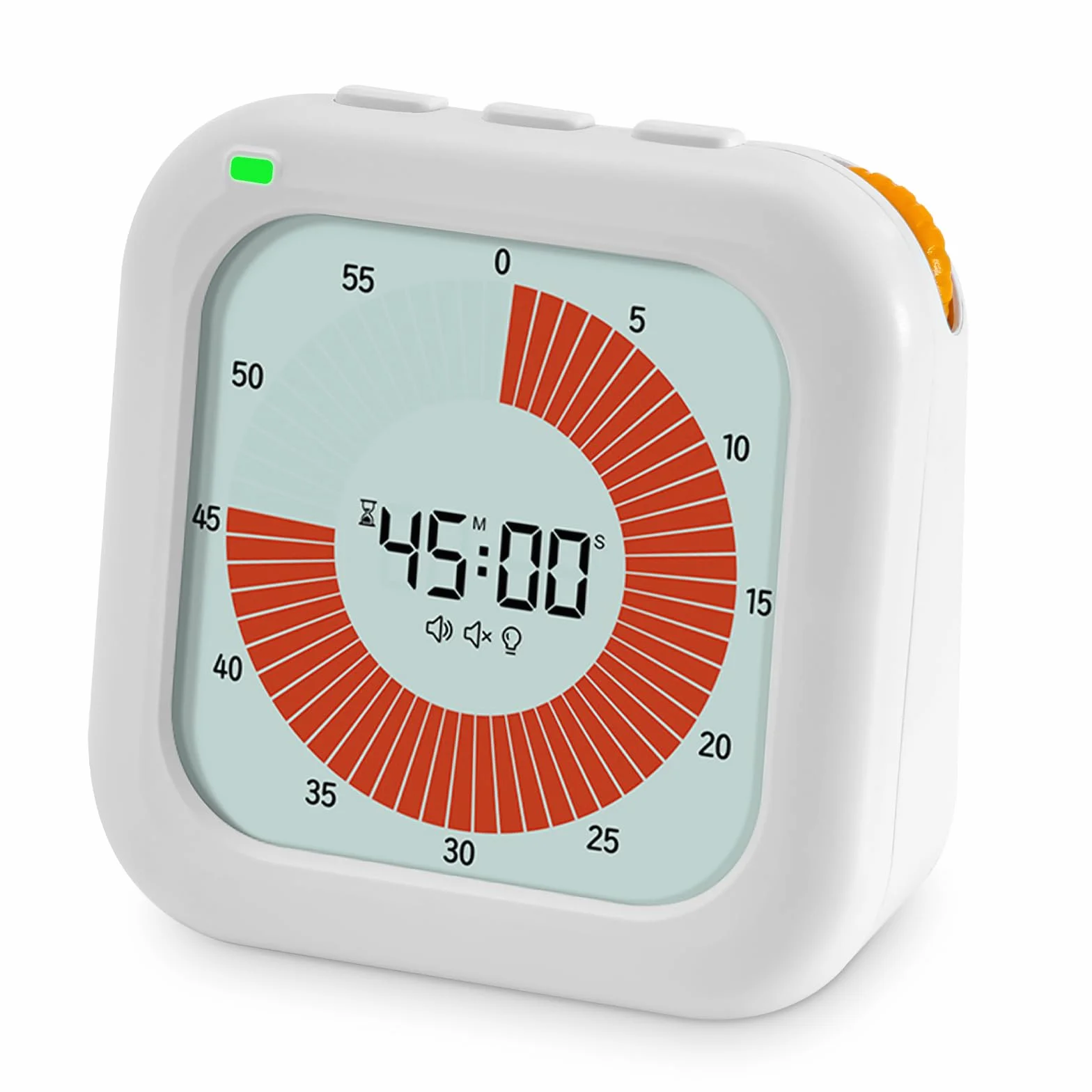 Wizualny timer cyfrowy 60-minutowy dla dzieci, narzędzie do zarządzania czasem podczas lekcji