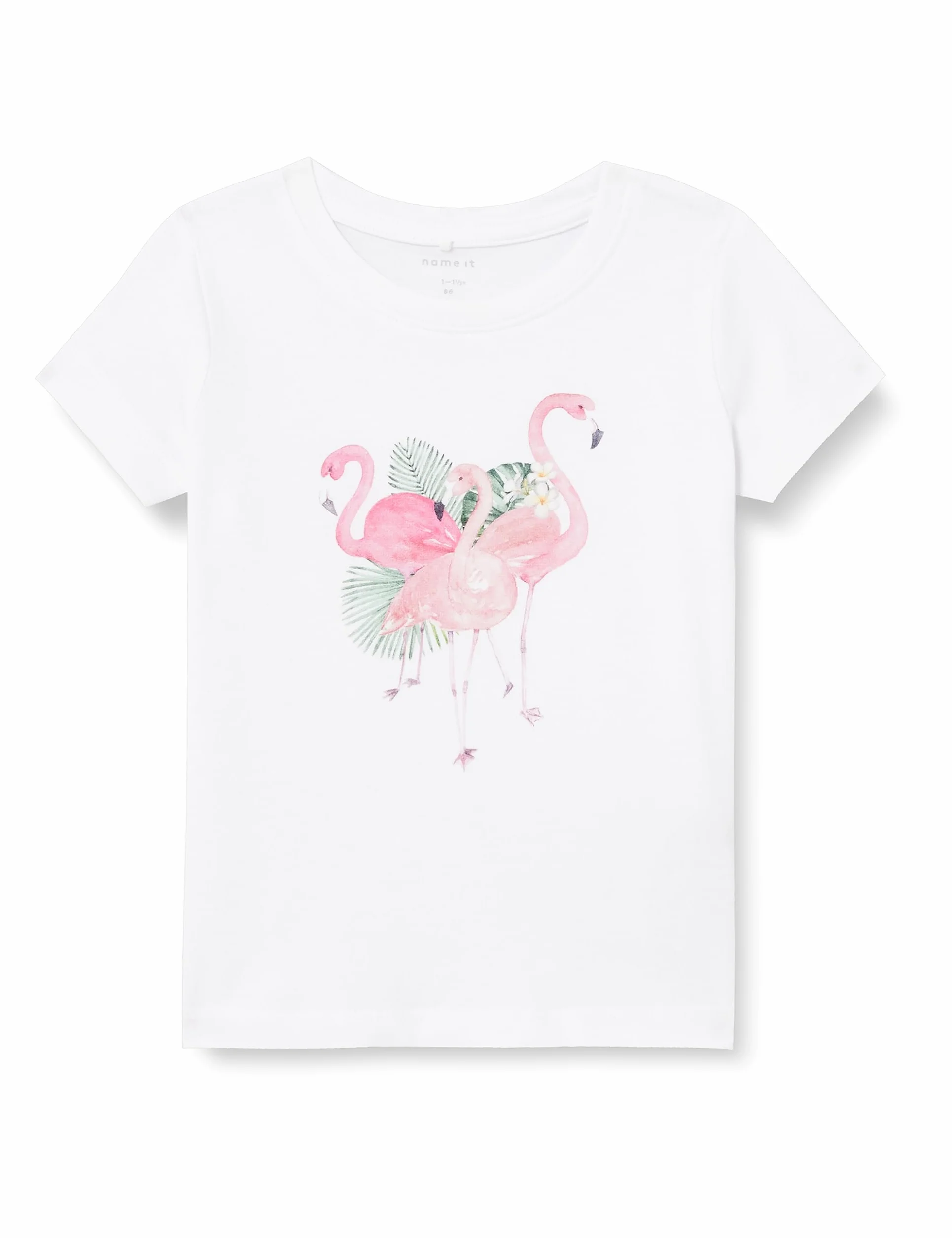 Bestseller A/S Niemowlęta dziewczynka NMFJULS SS TOP Box T-Shirt, Bright White, 86, Bright White, 86 cm