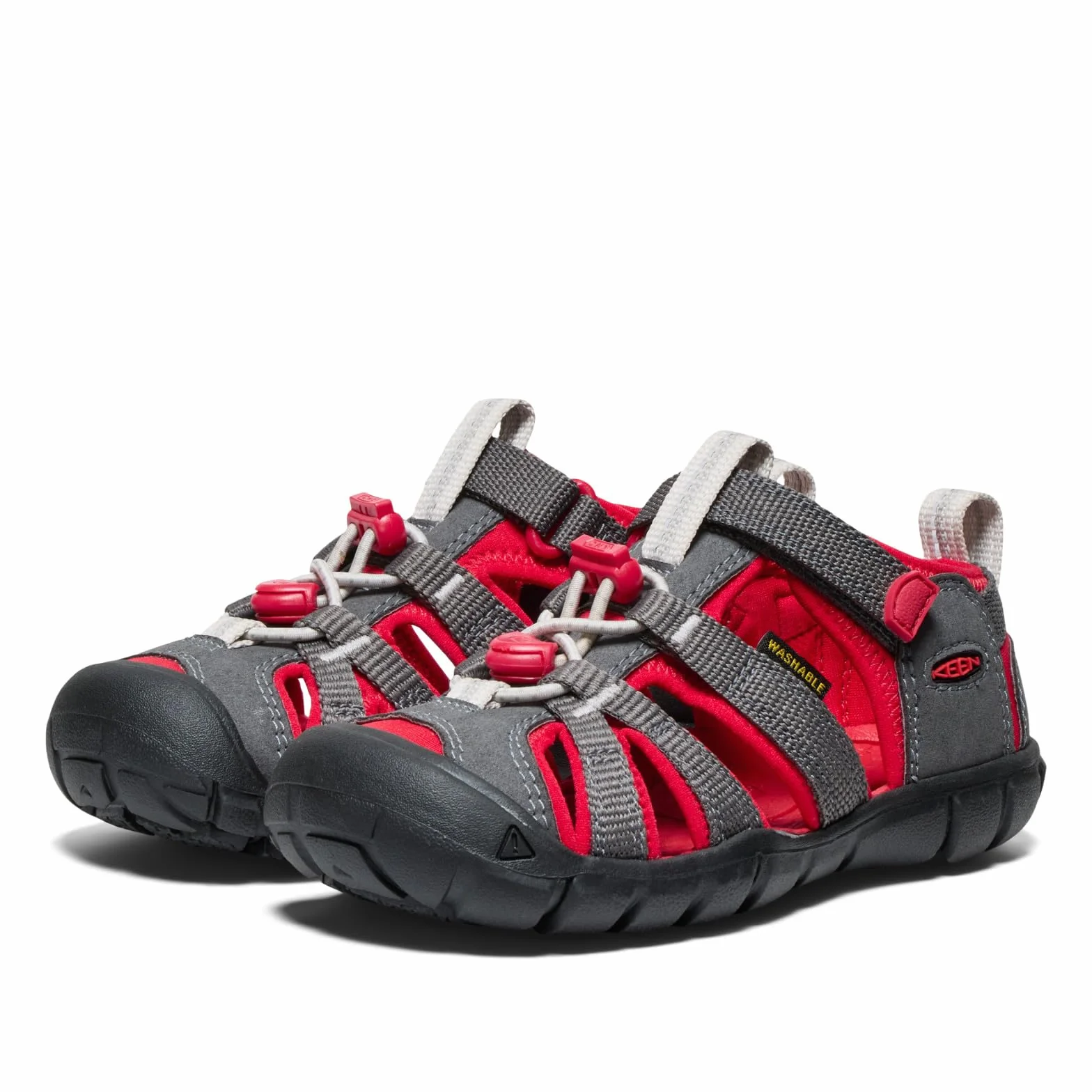 KEEN Sandały dziecięce unisex Seacamp 2 CNX, Magnes czerwony dywan, 9 UK Child