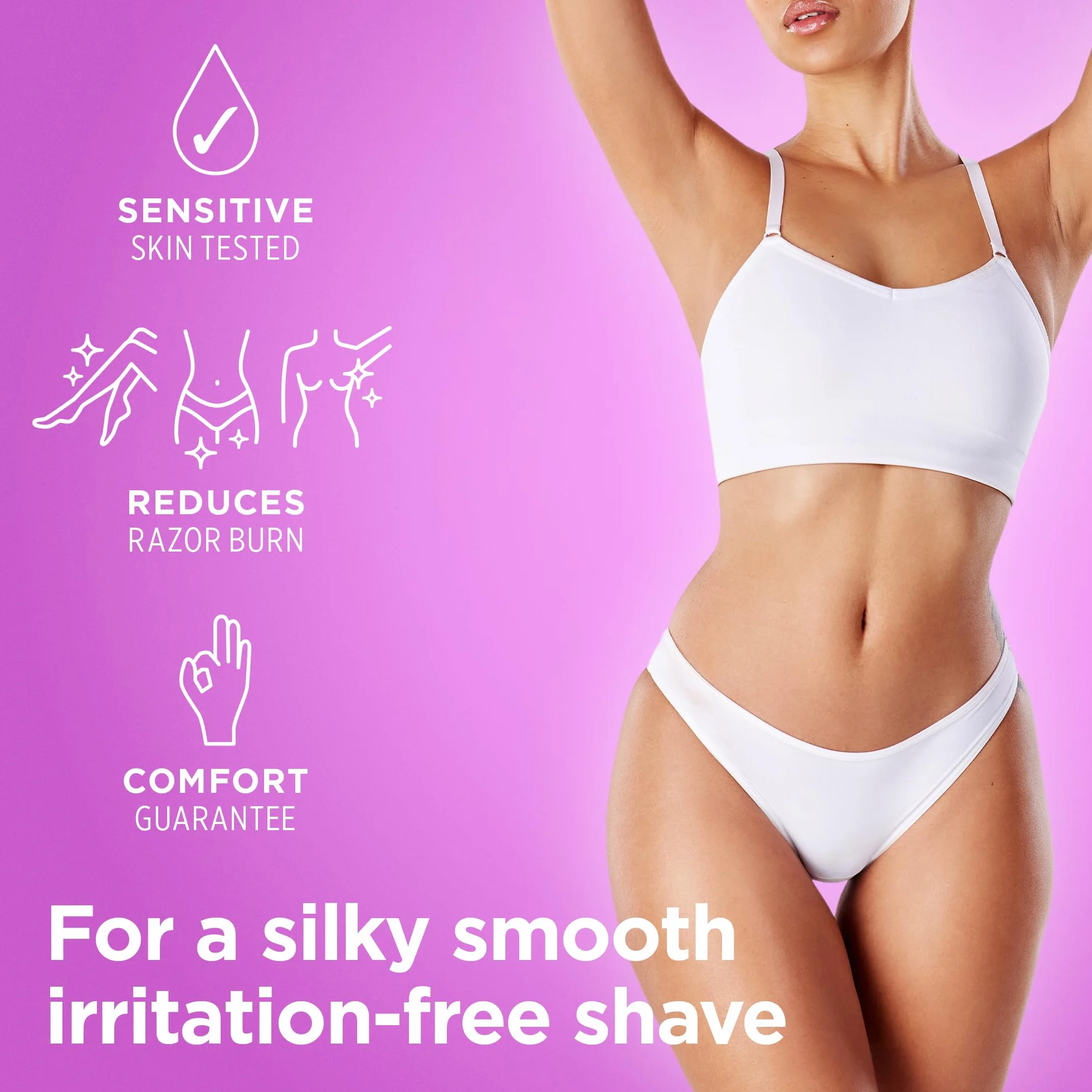 Queen of Ooh la la! Sensitive Moisturising Coconut and Vanilla Shaving Gel For Women 150ml