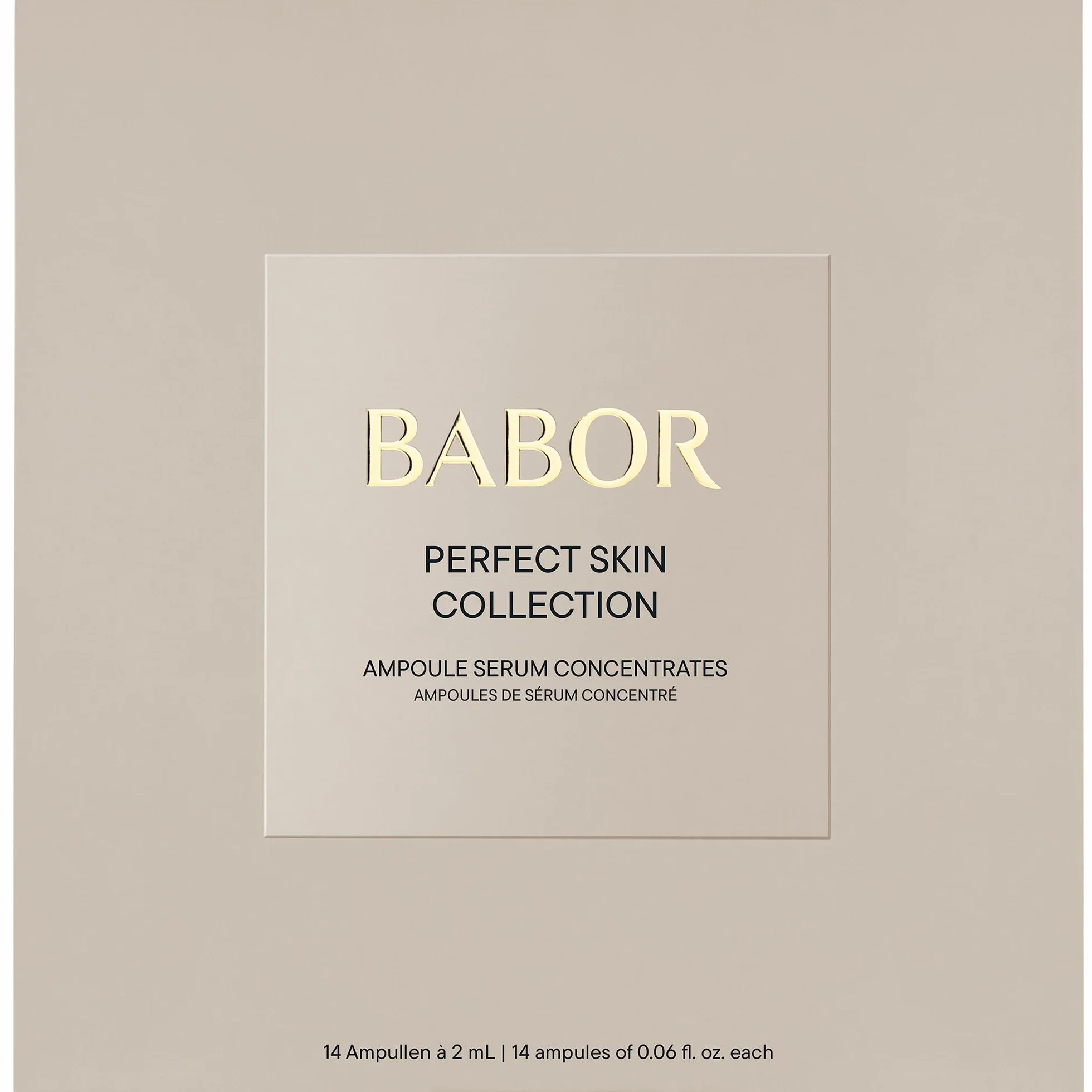 BABOR Zestaw prezentowy ampułek, intensywna 14-dniowa ampułka, nawilżenie, regeneracja i przeciwstarzenie, dla promiennej cery, zestaw kosmetyczny, Perfect Skin Collection