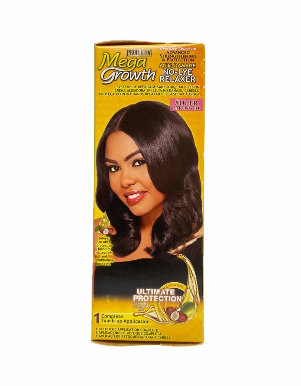 Profectiv Mega Growth No-Lye 1 Touch Up Relaxer Kit Super