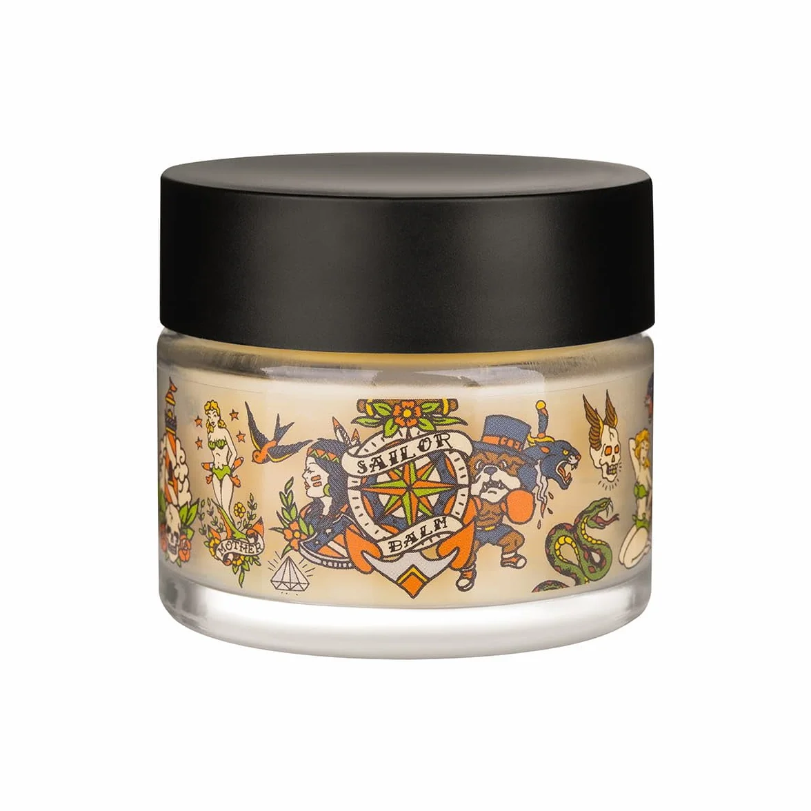 Cyrulicy balsam do brody Sailor Balm 50 ml | naturalny skład i wegańska formuła | modelujący i nawilżający balsam do brody o wyoskiej zawartości wosków roślinnych | prezent dla brodacza