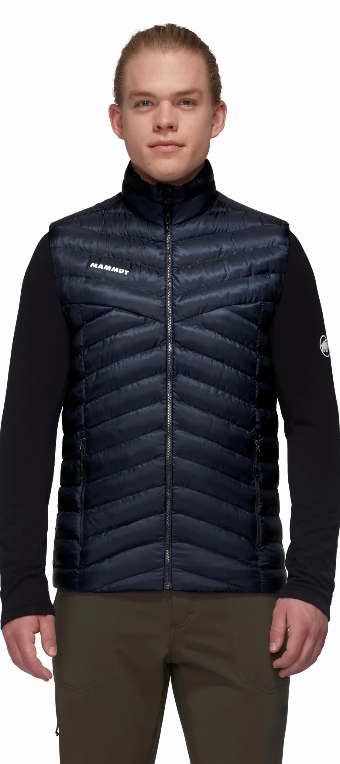 Mammut Albula IN Vest Men – Męska Kamizelka Izolowana z Kieszeniami | Puchowa i Lekka | Marine, Rozmiar M
