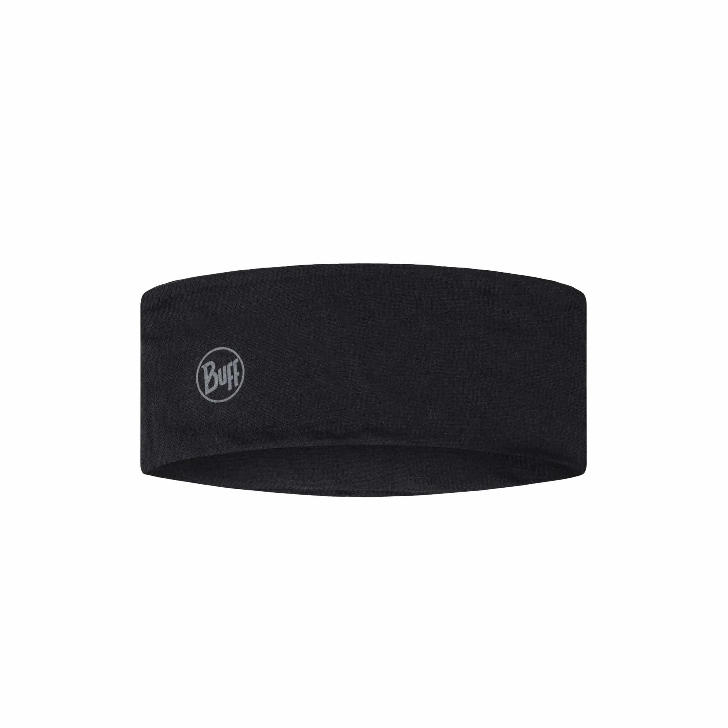 BUFF LW Opaska na głowę z wełny merynosów, czarna, unisex, rozmiar dla dorosłych, Onesize