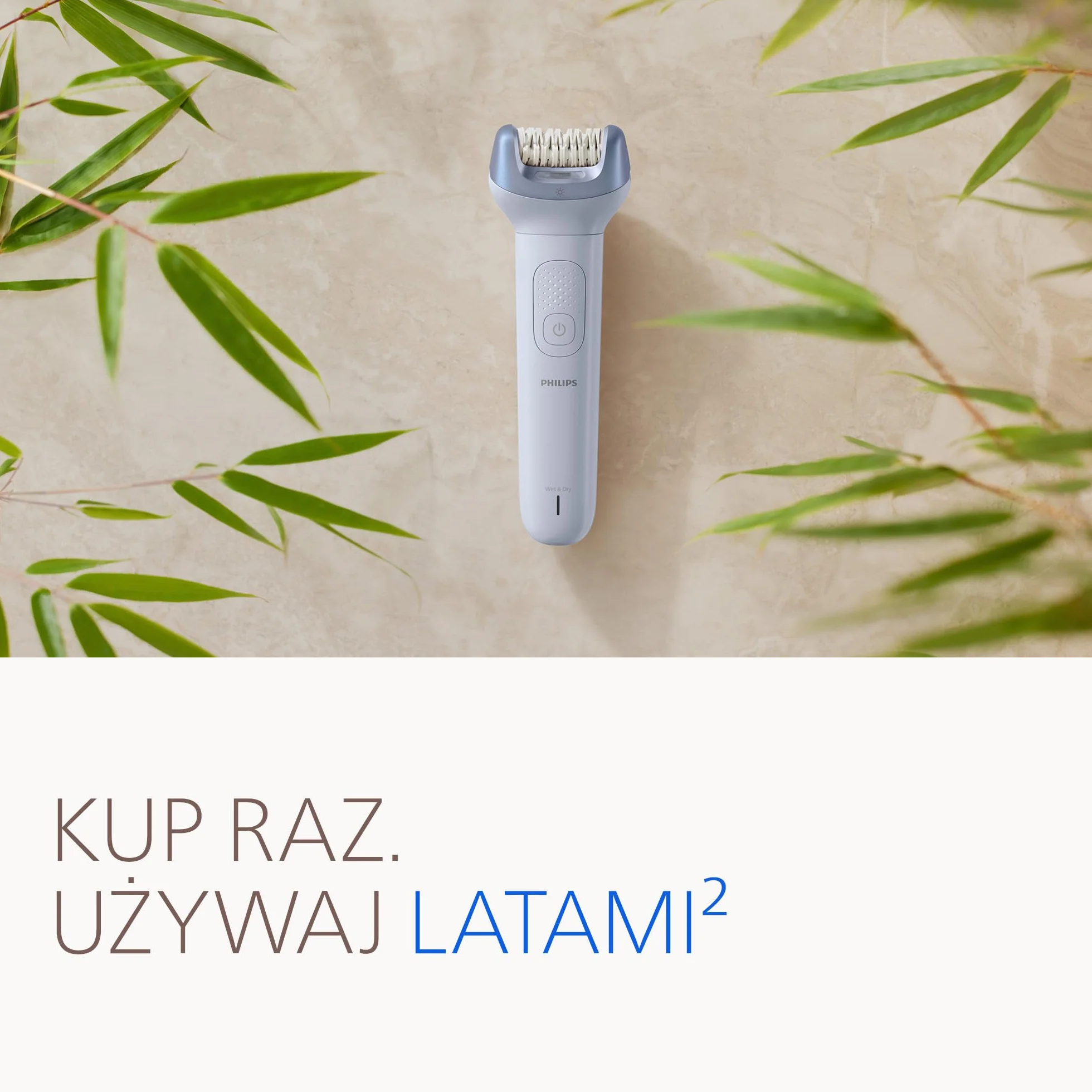 Philips Depilator z serii 8000 – bezprzewodowy depilator do użytku na mokro i na sucho, technologia ProGuide, 5 akcesoriów w zestawie, czas pracy do 60 minut, model BRE709/00