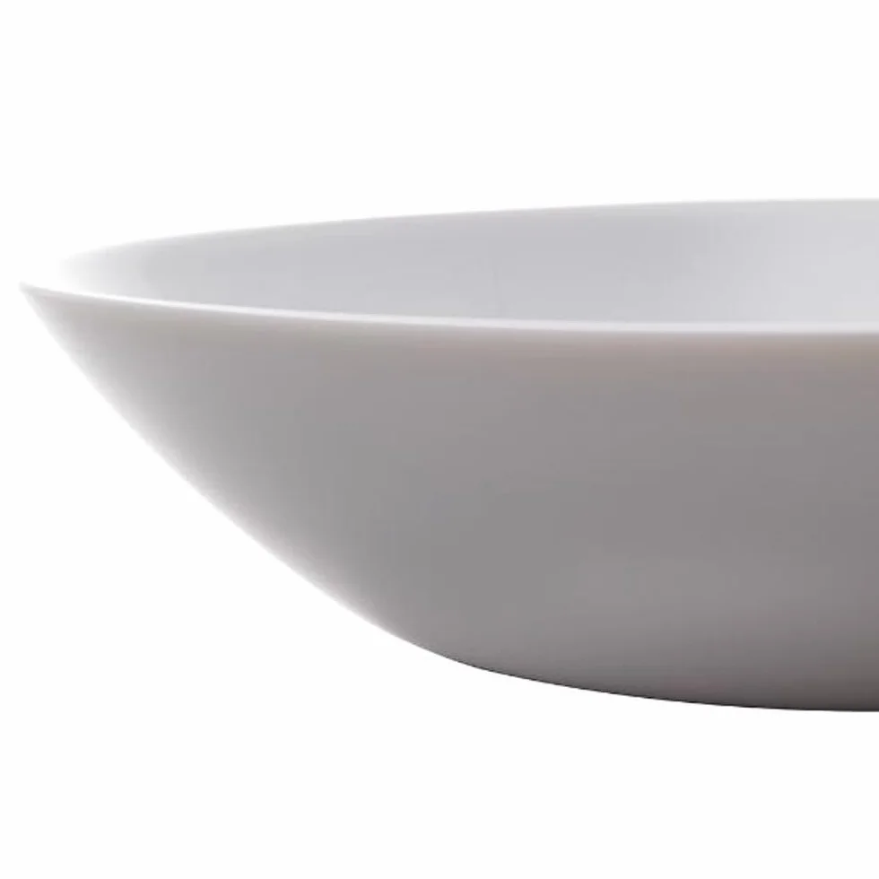 Dajar Diwali Talerz do Zup, Szkło, Szary, 20 cm